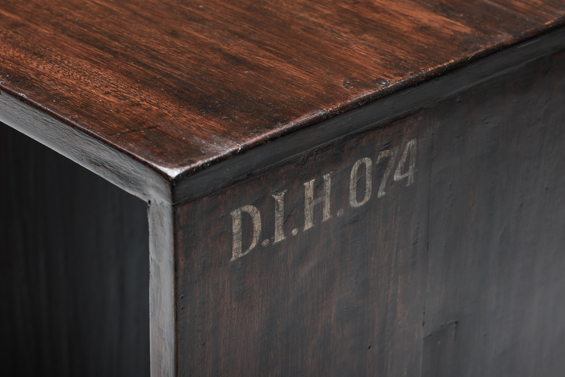 Solid wood file rack by Pierre Jeanneret design