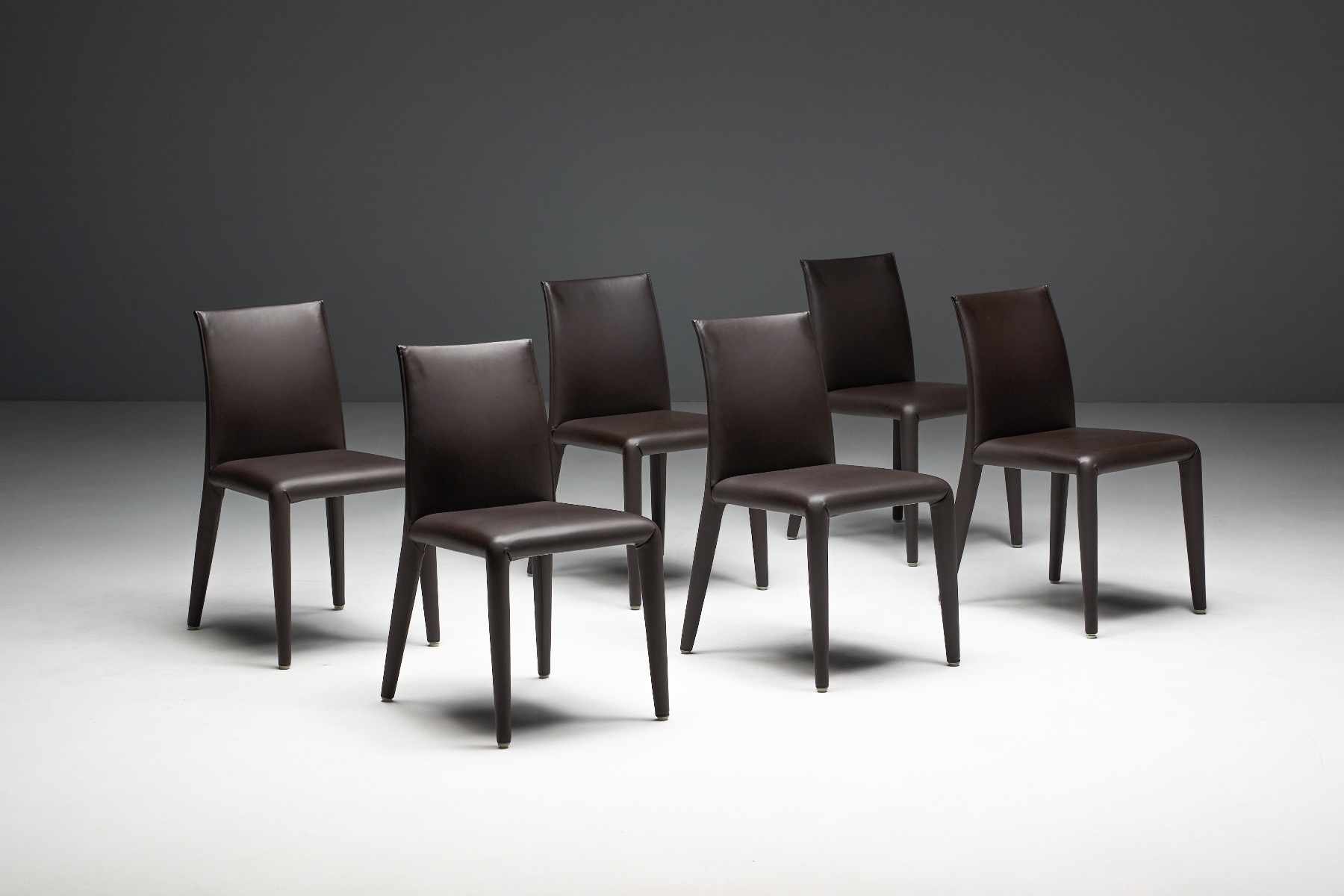 Collectible B&B Italia dining chair from the Vol Au Vent series