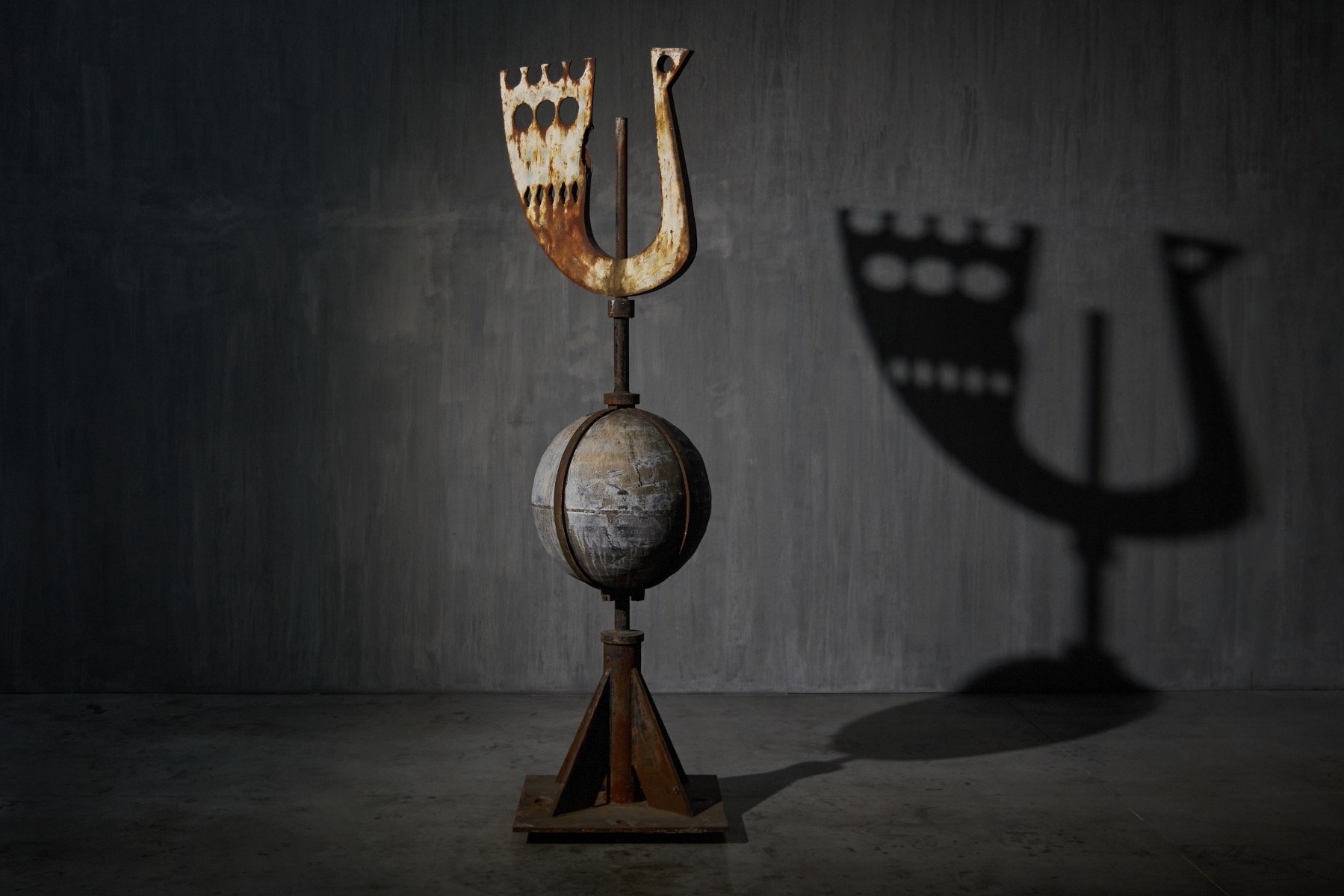 Religious architectural weathercock from the 1960s