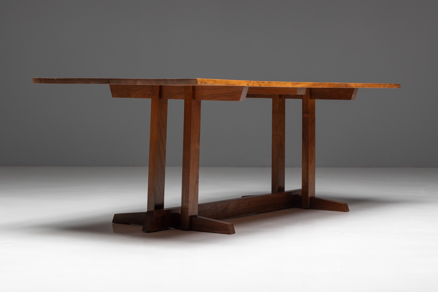 Frenchman’s Cove II dining table with architectural proportions