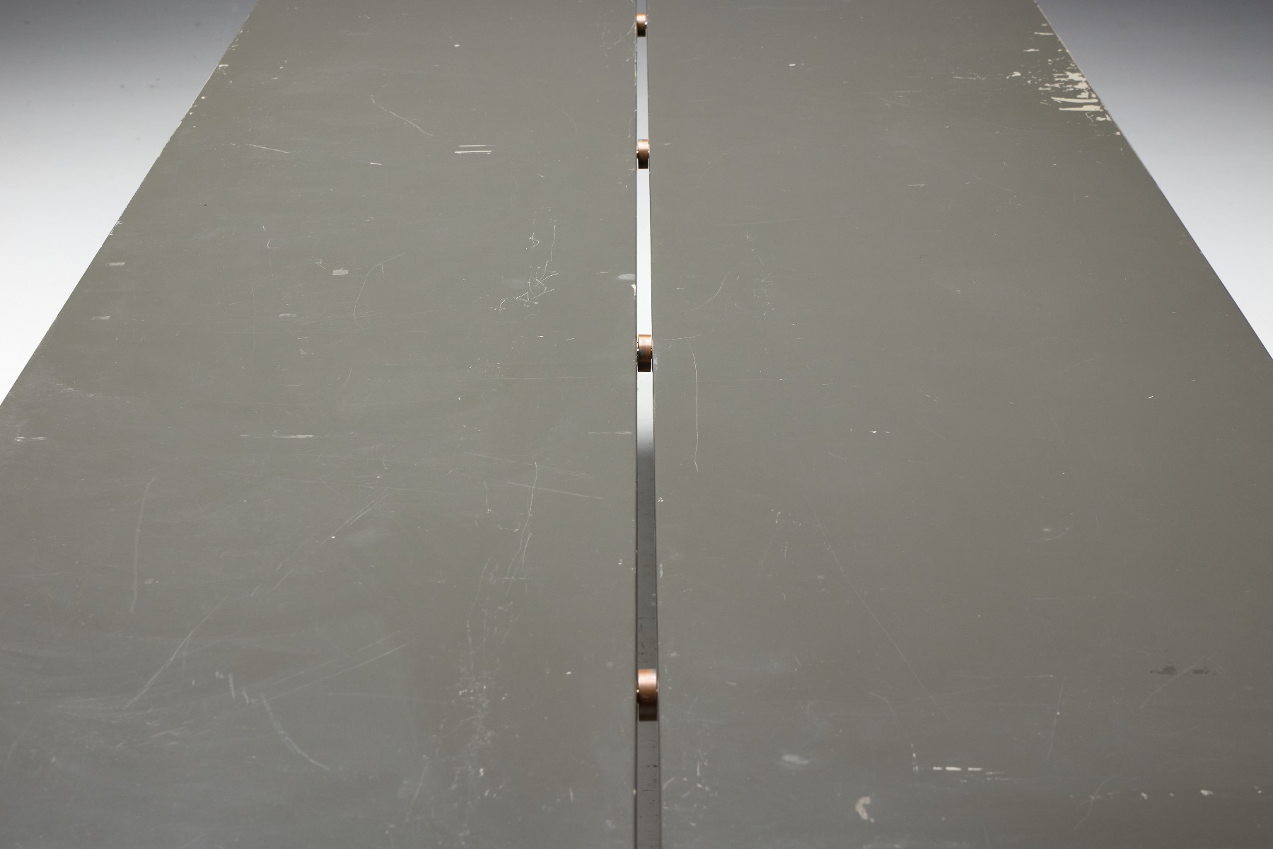 Geometric brutalist dining table 1970s