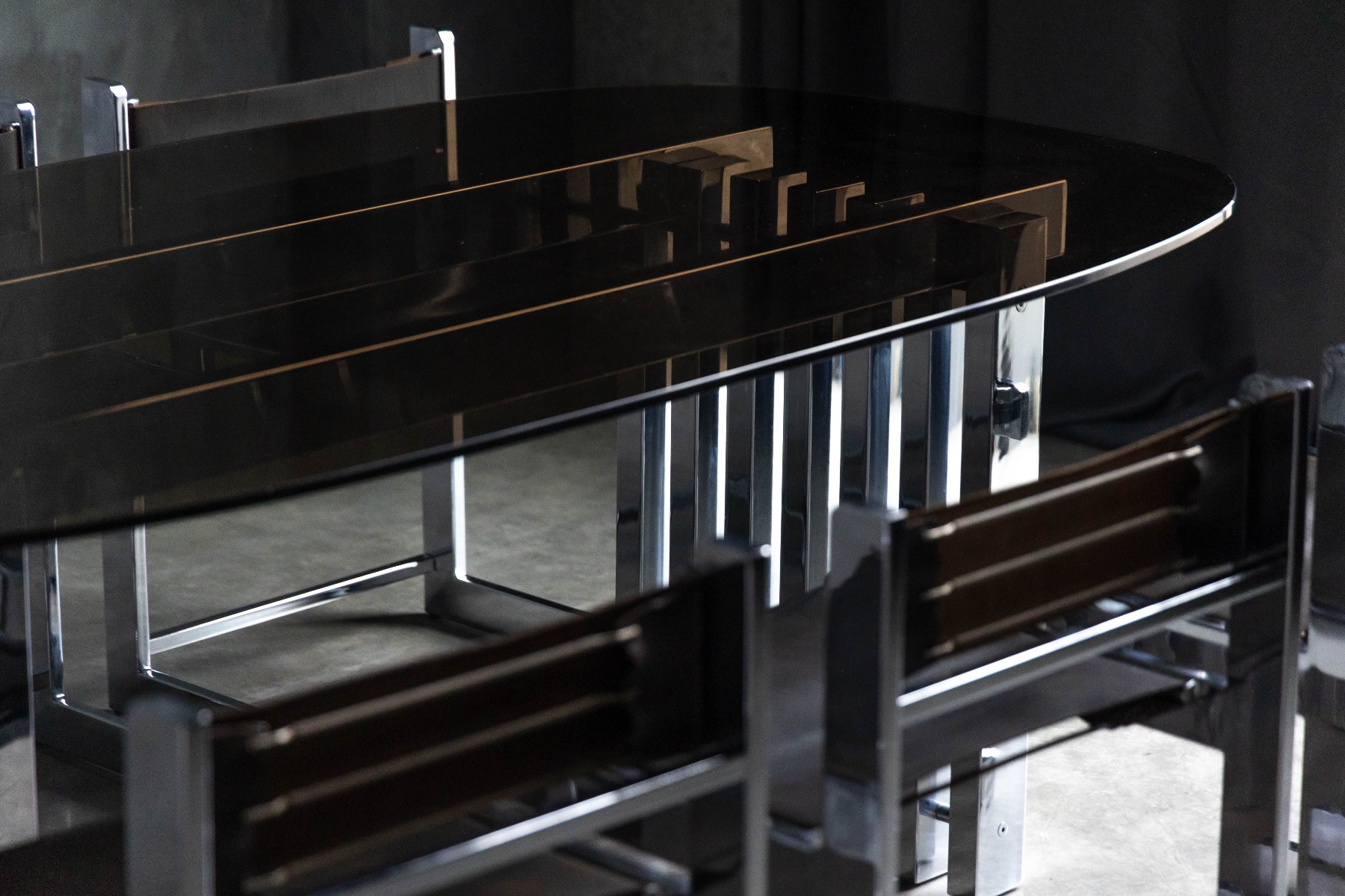 1970s French modernist dining table