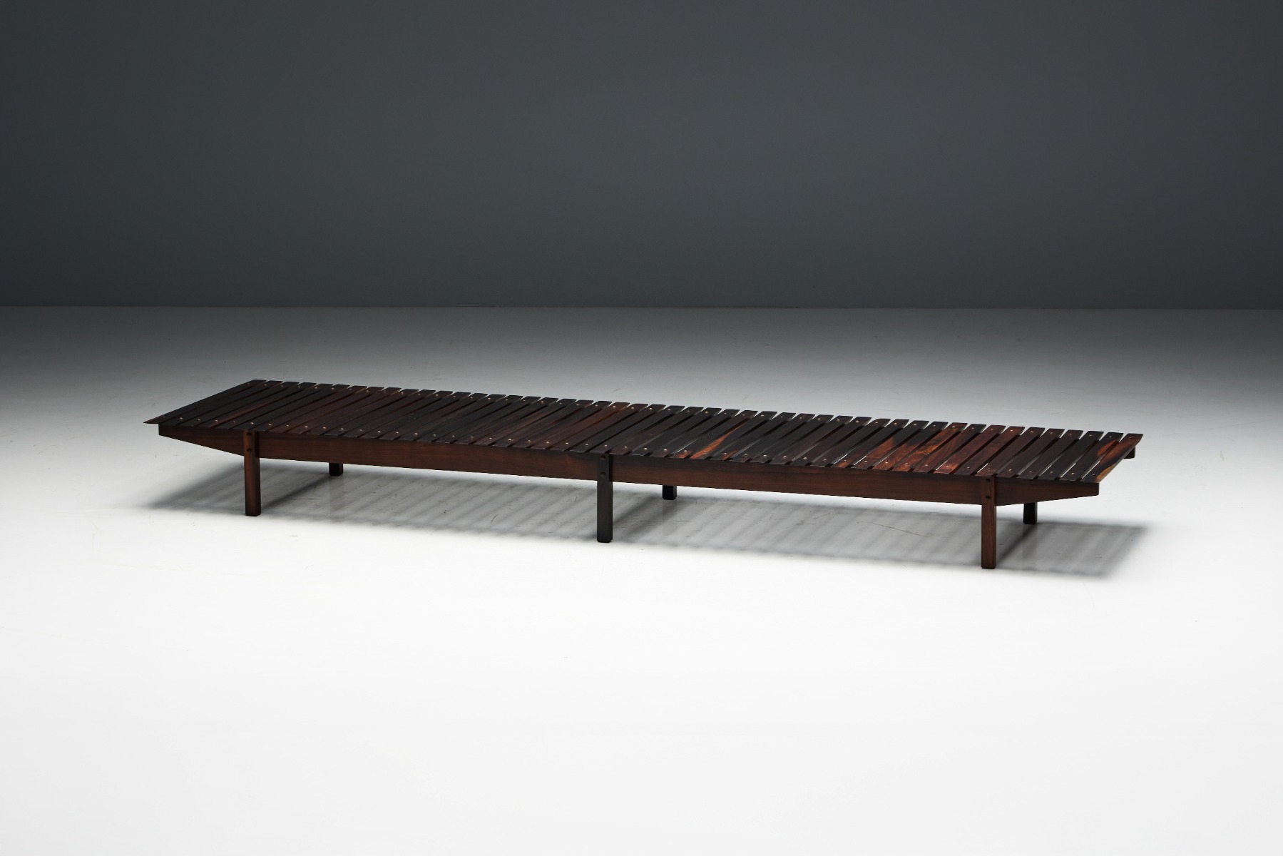 Museum level Mucki bench by Sergio Rodrigues for OCA