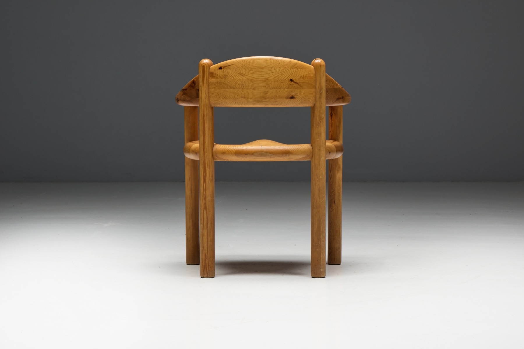 Museum level 1970s Danish pine armchairs