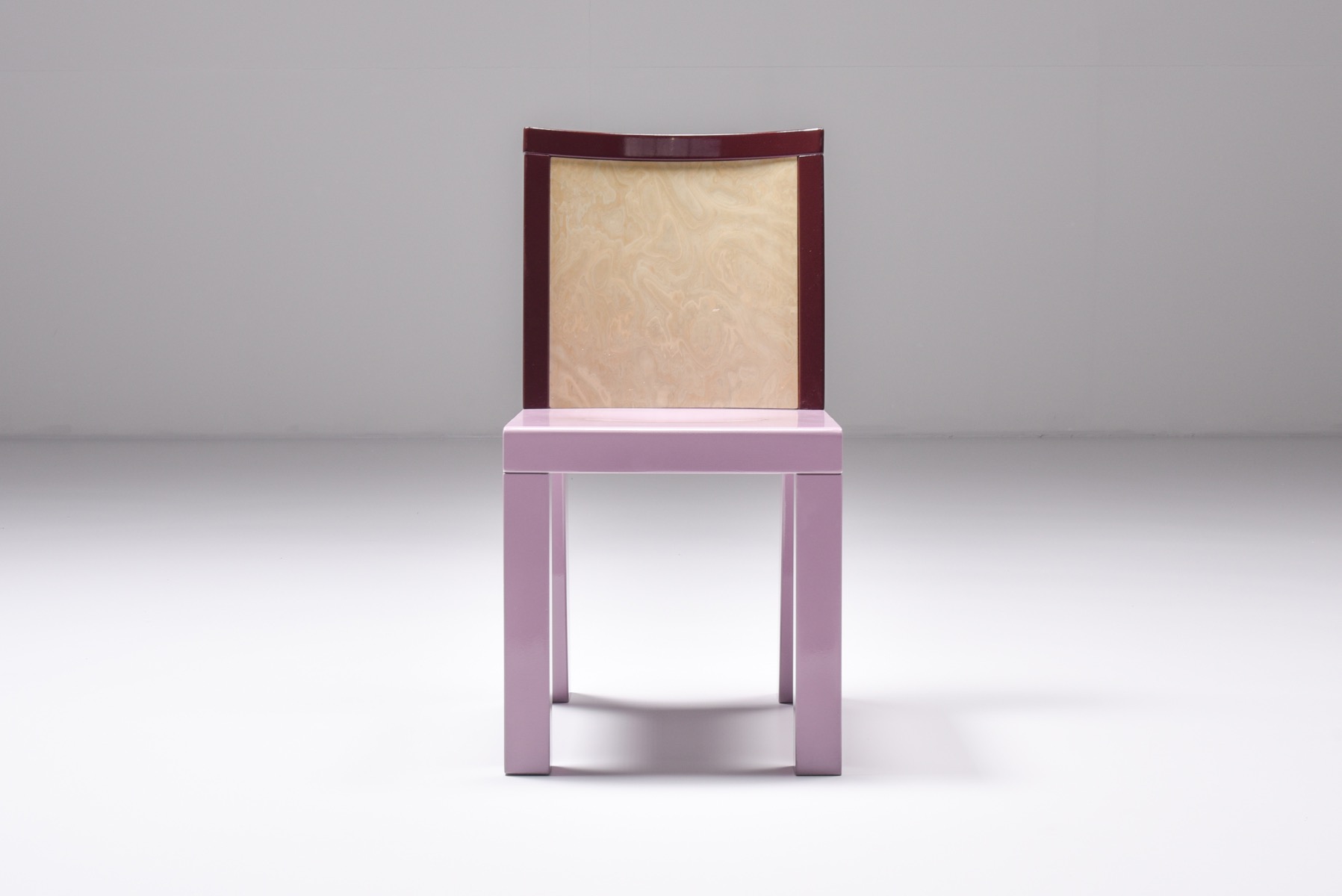 Authentic 1980s Sottsass for Leitner pink chairs