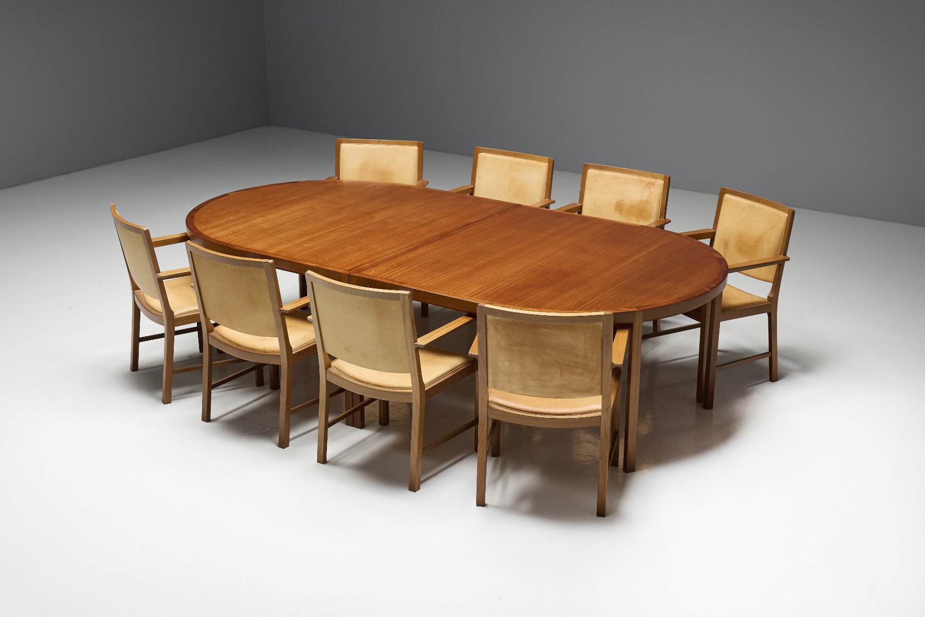Scandinavian rectangular dining table