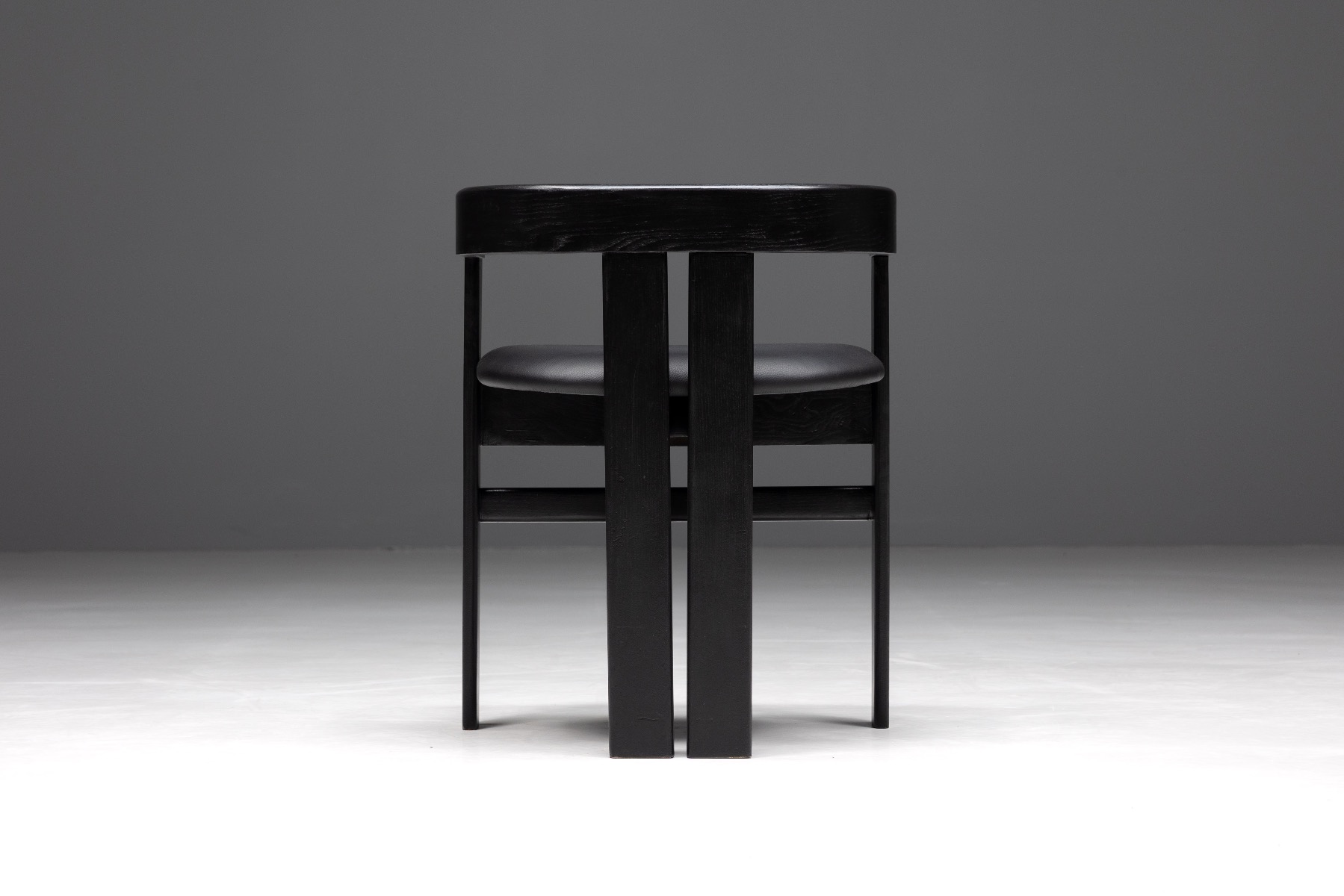 Solid wood Pigreco chairs in Scarpa style