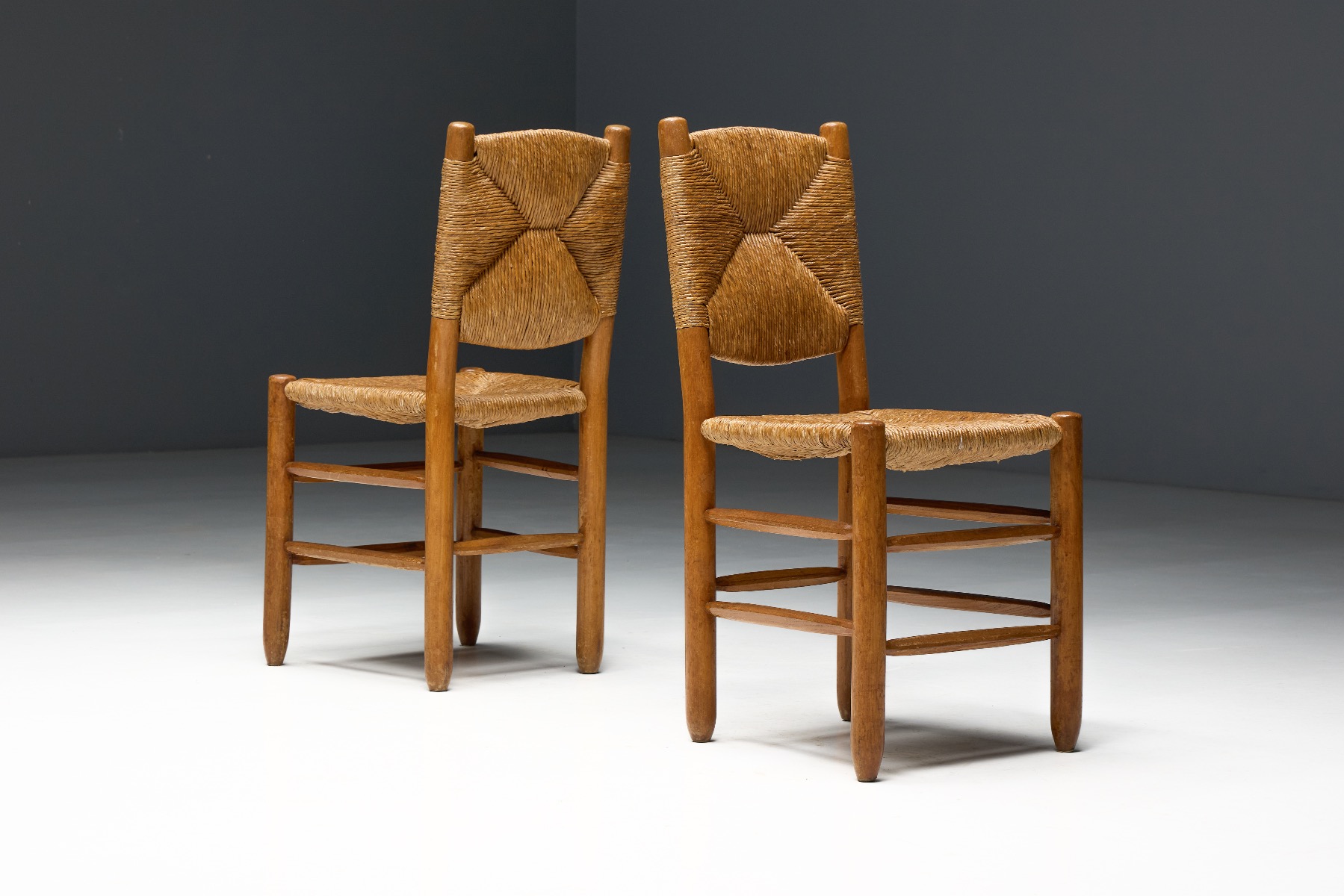 Vintage French Bauche chair with modernist character