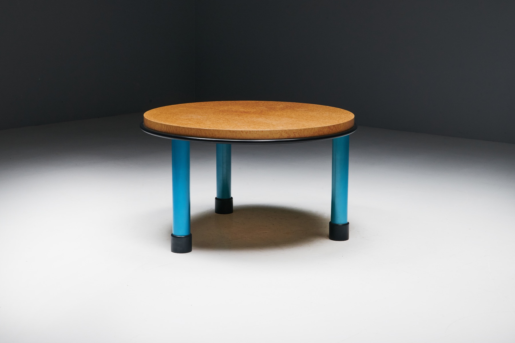 Burl Wood Memphis Table by Ettore Sottsass - 1990s