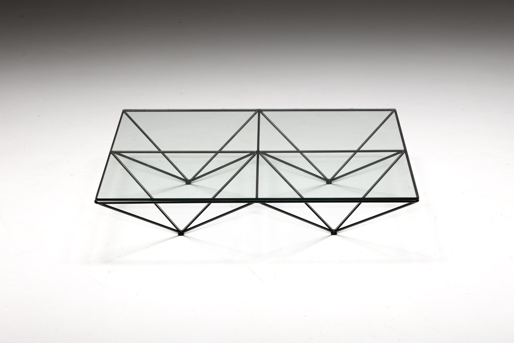 Alanda square coffee table by Paolo Piva for B&B Italia from the 1980s