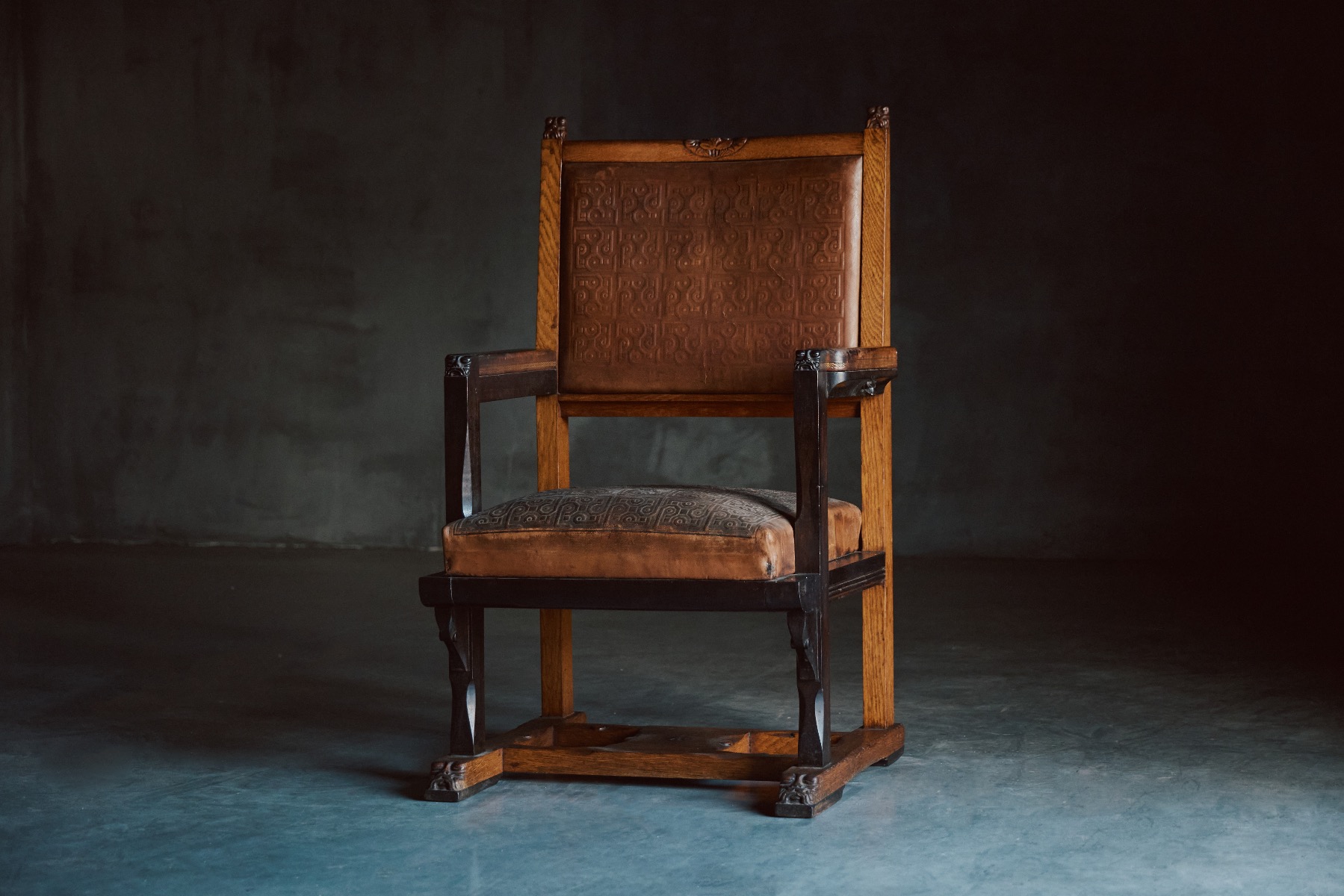 Amsterdam School armchair by Lion Cachet from the 1920s