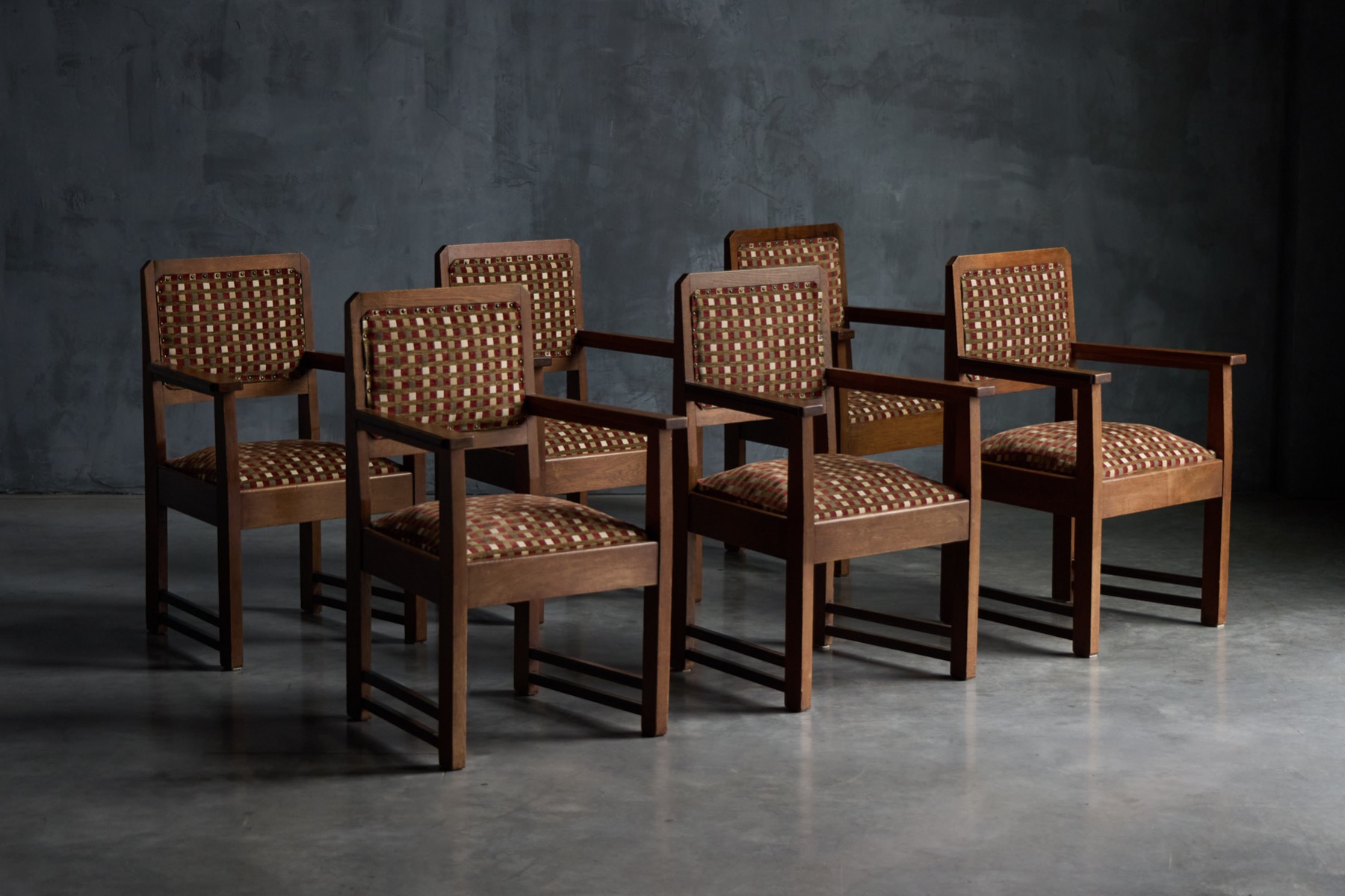 Amsterdam School armchairs from the 1940s