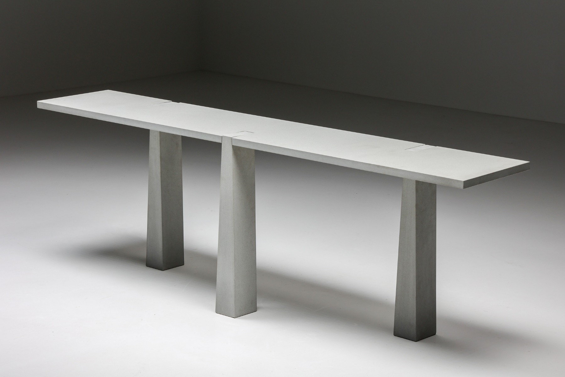 Angelo Mangiarotti Inca console table for Skipper from 1978