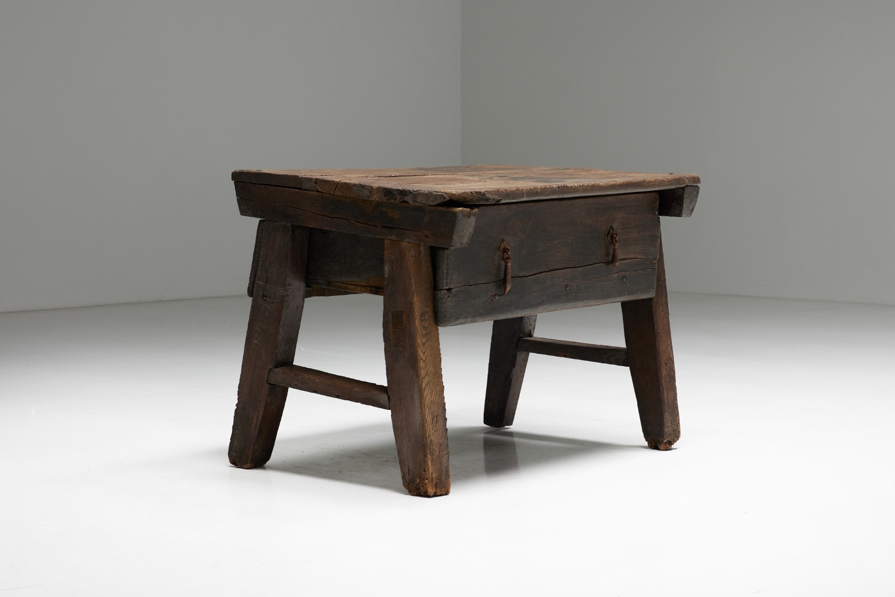 Art populaire writing table from the nineteenth century