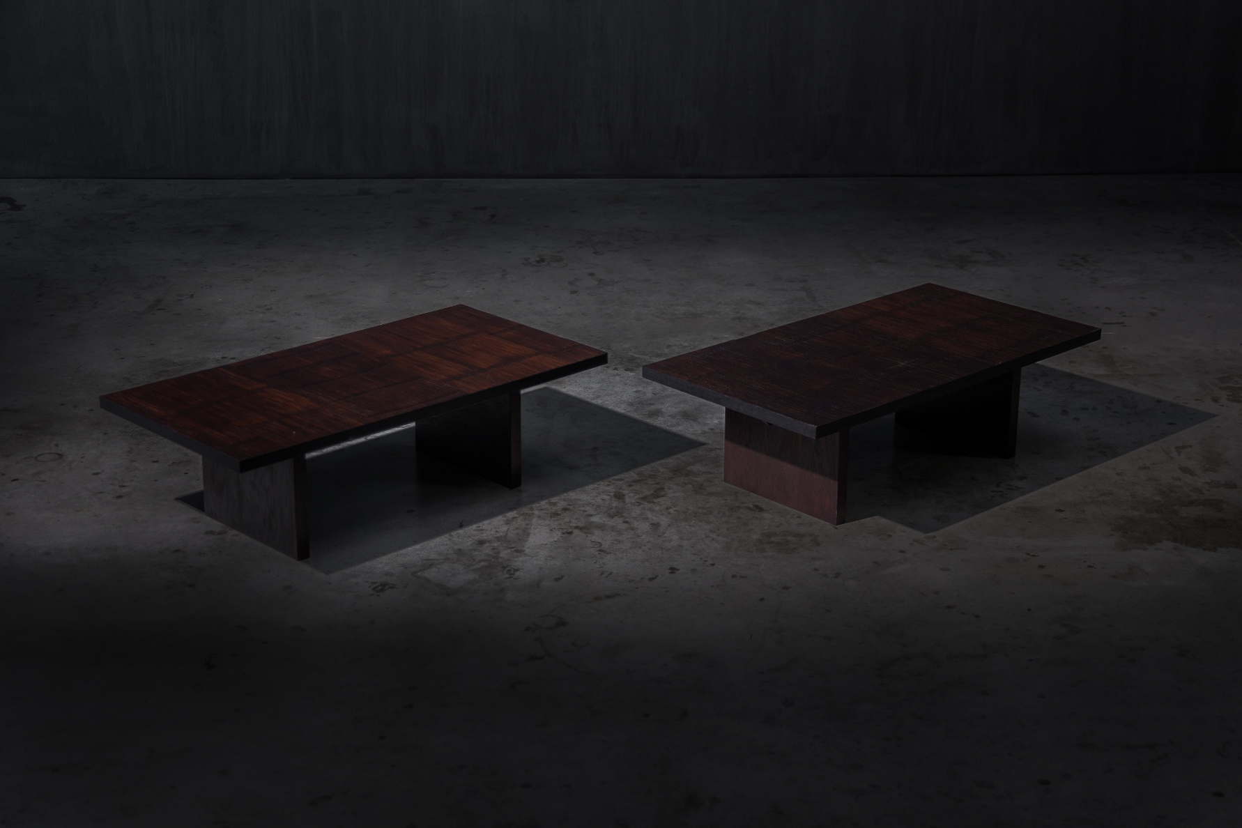 Bamboo coffee table designed by Axel Vervoordt in the 1980s