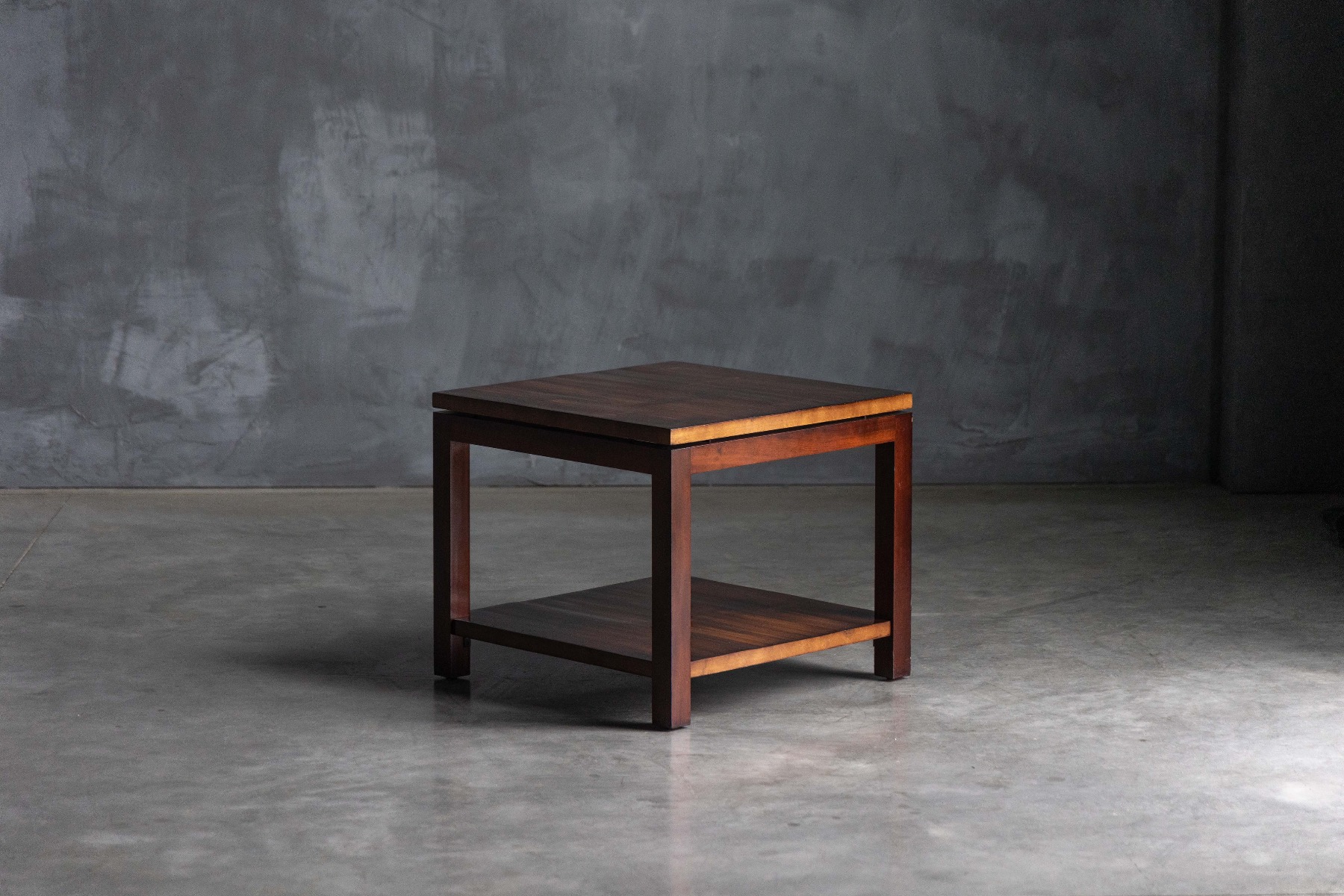 Bamboo side table designed by Axel Vervoordt in the 1980s