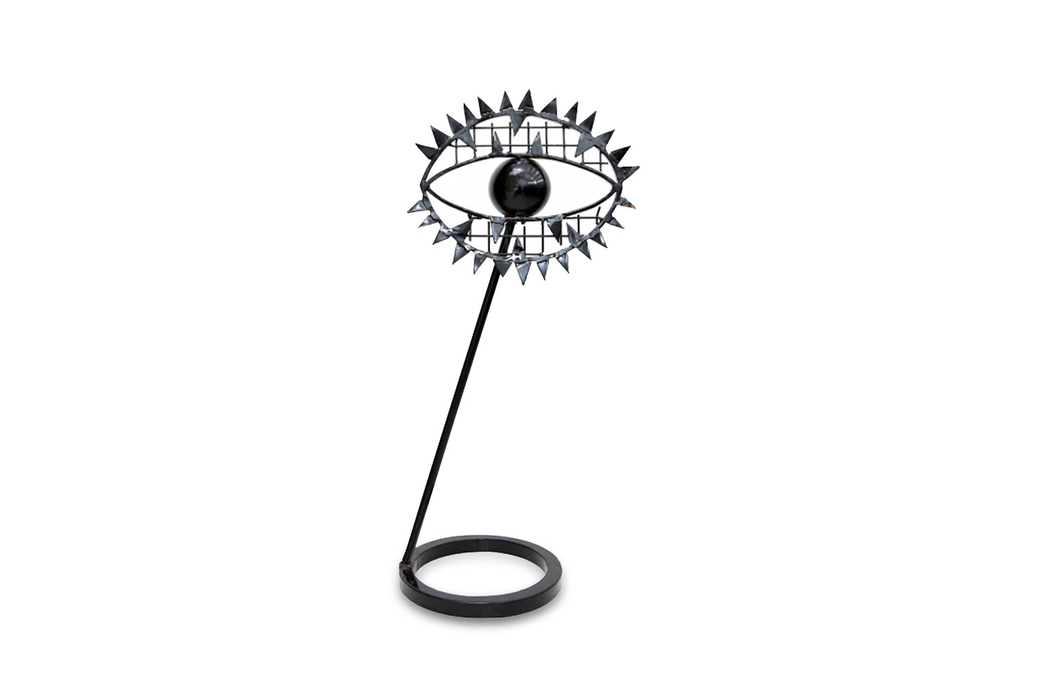Black cyclopean sculpture from the 20th century