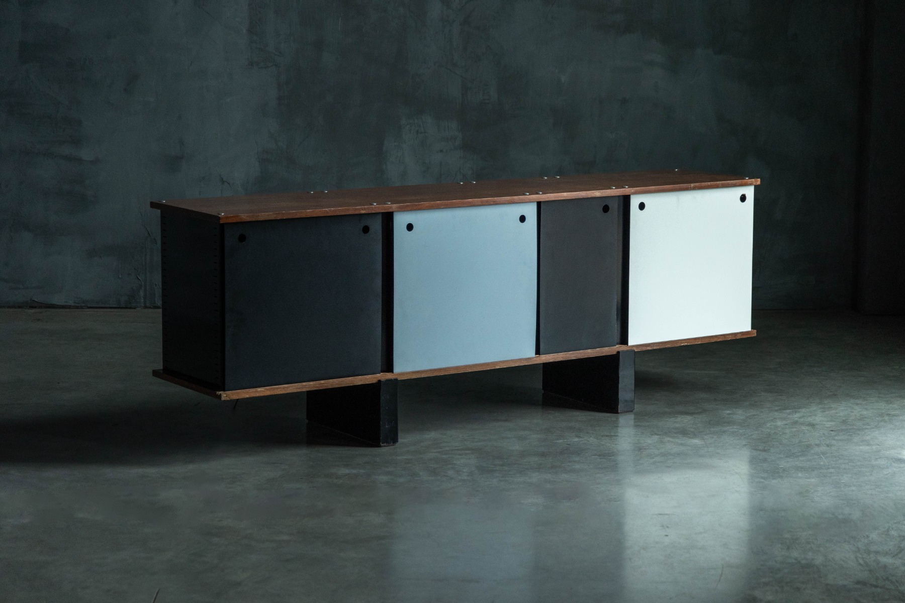 Bloc sideboard designed by Charlotte Perriand for Cansado in the 1950s