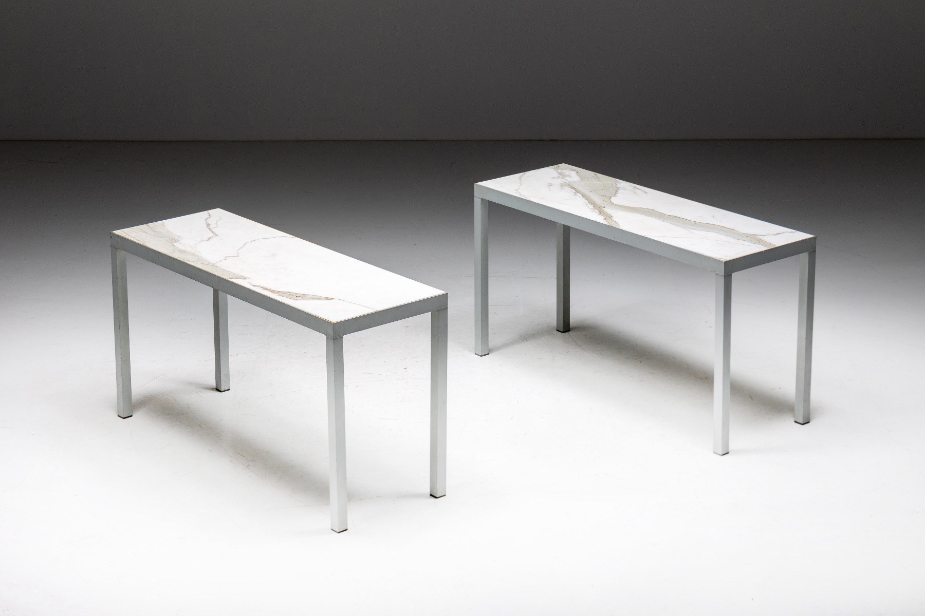 Carrara marble console table by Philippe Starck from the 1990s