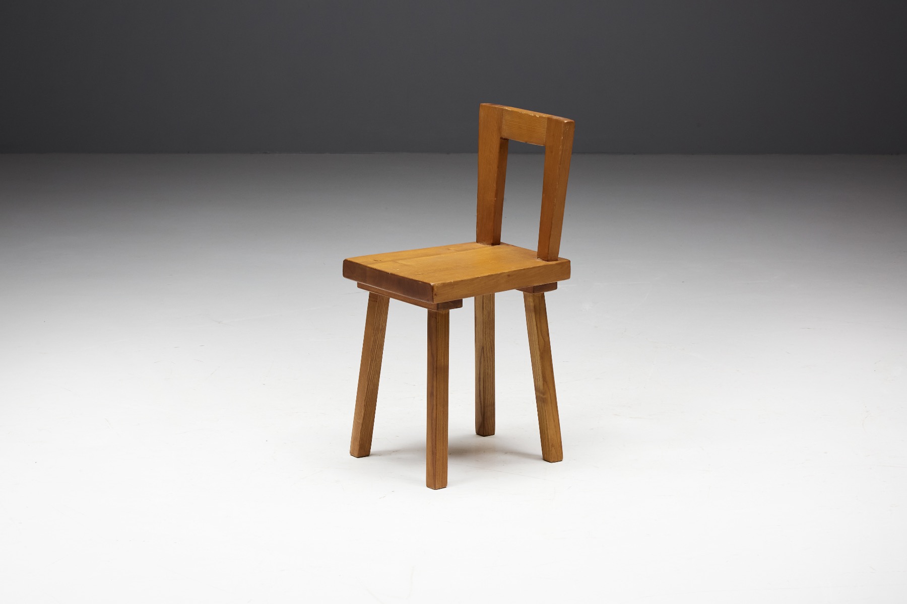 Charlotte Perriand Les Arcs dining chair from the 1960s