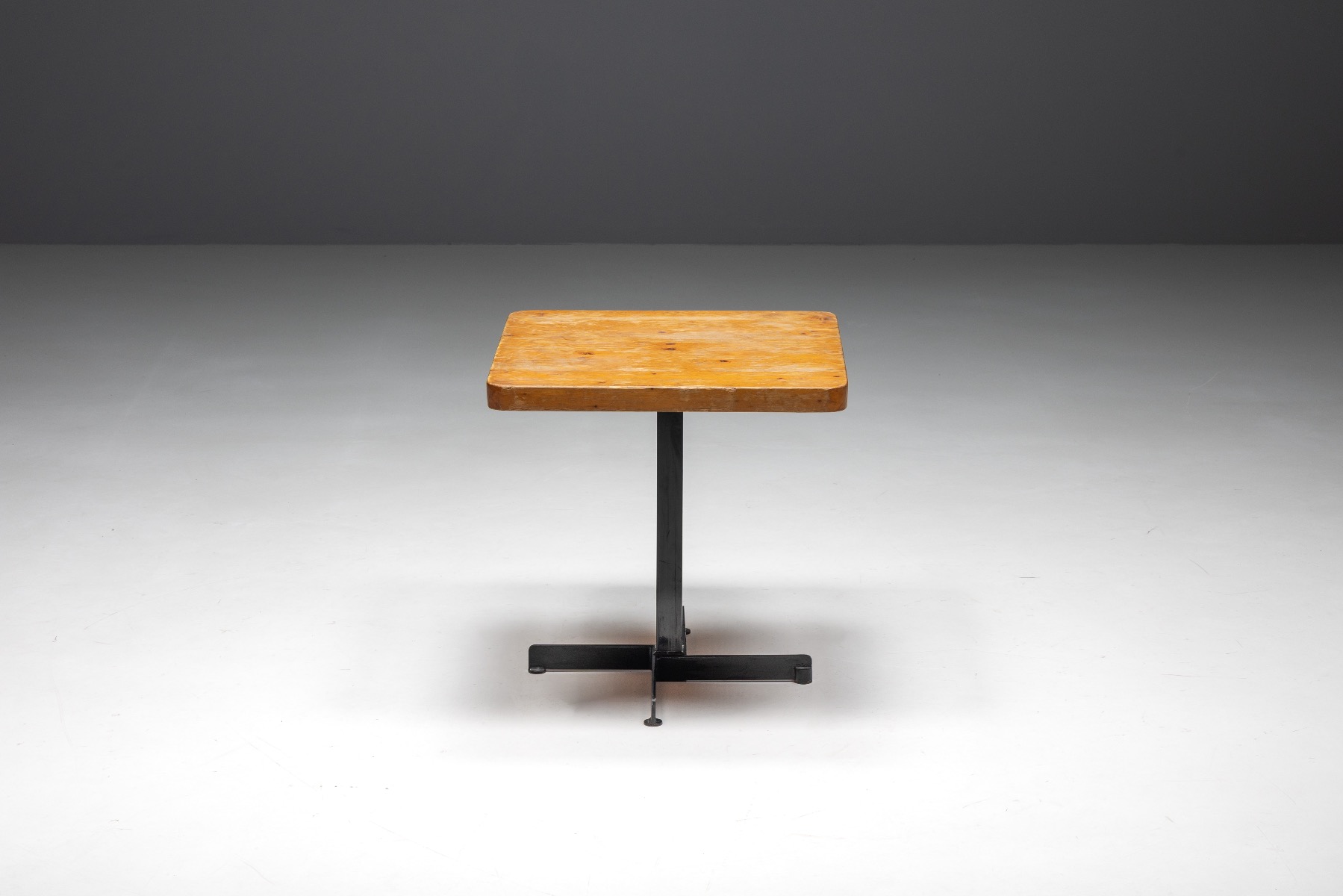 Charlotte Perriand Les Arcs square table from the 1960s