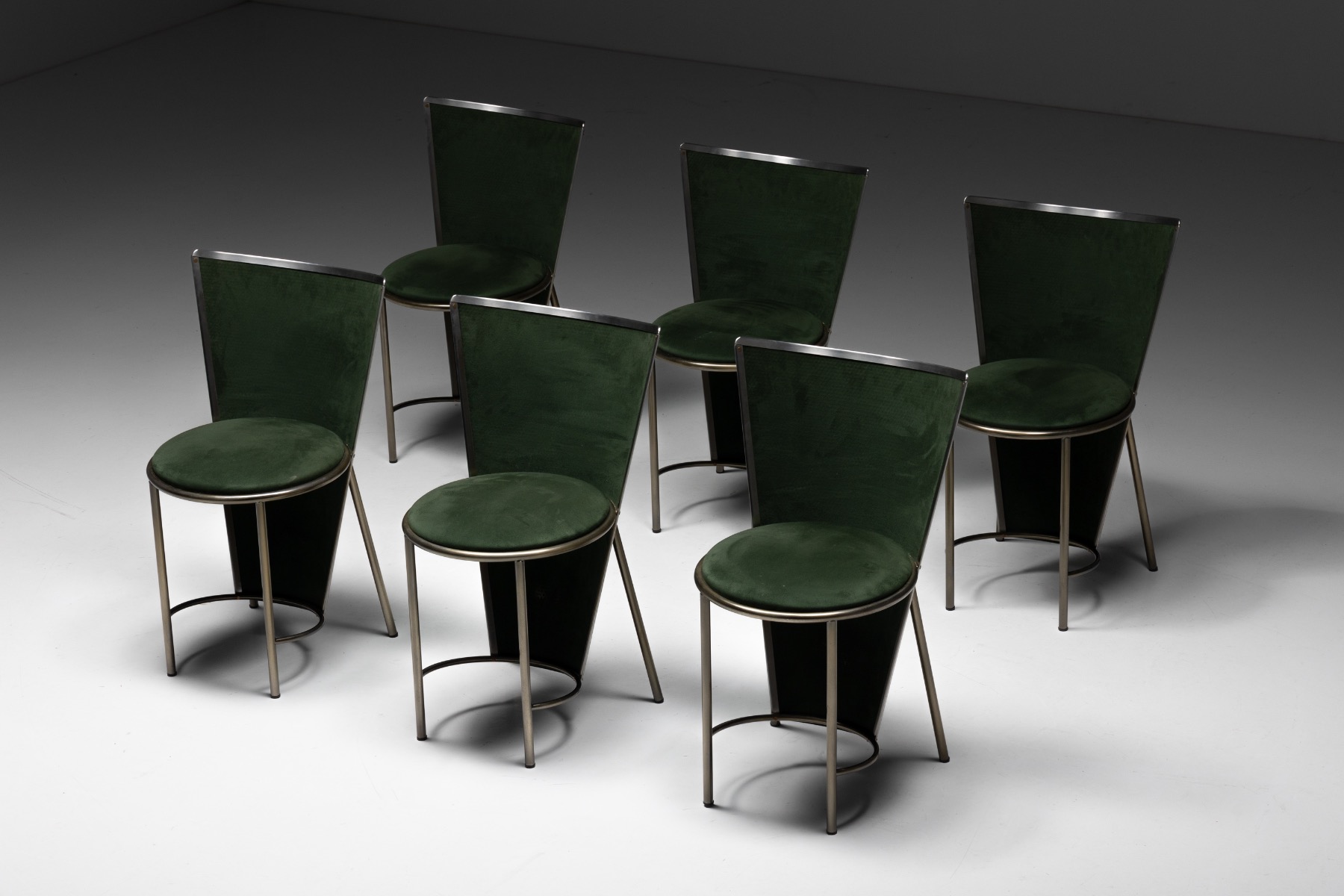 Frans van Praet dining chairs from the 1990s
