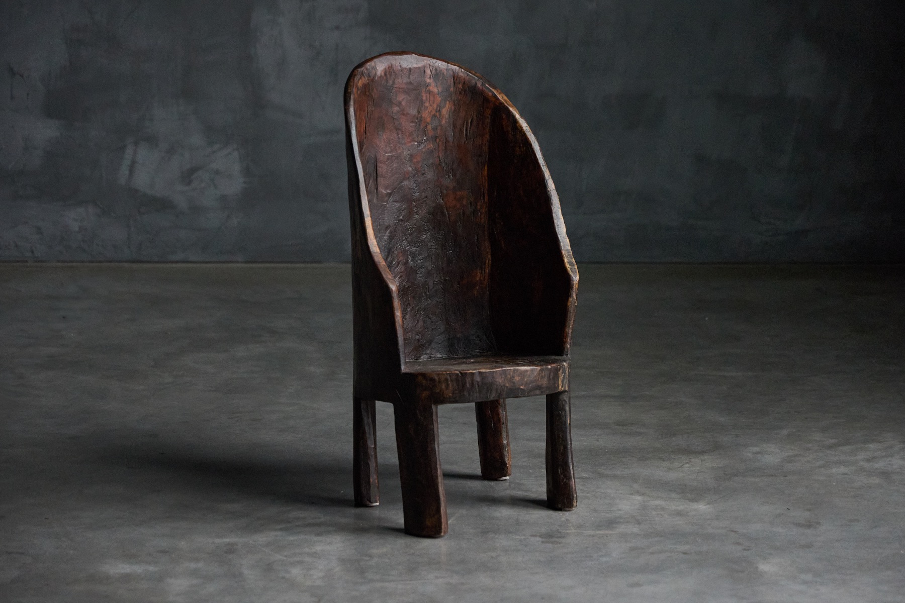French organic wabi sabi chair from the 1930s