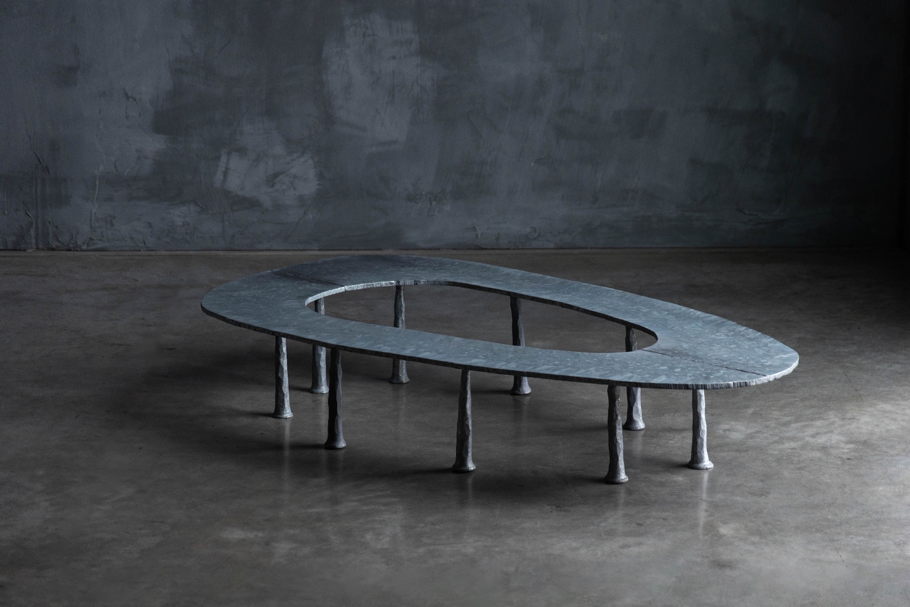 Galva Elipse coffee table by Atelier Serruys from 2024
