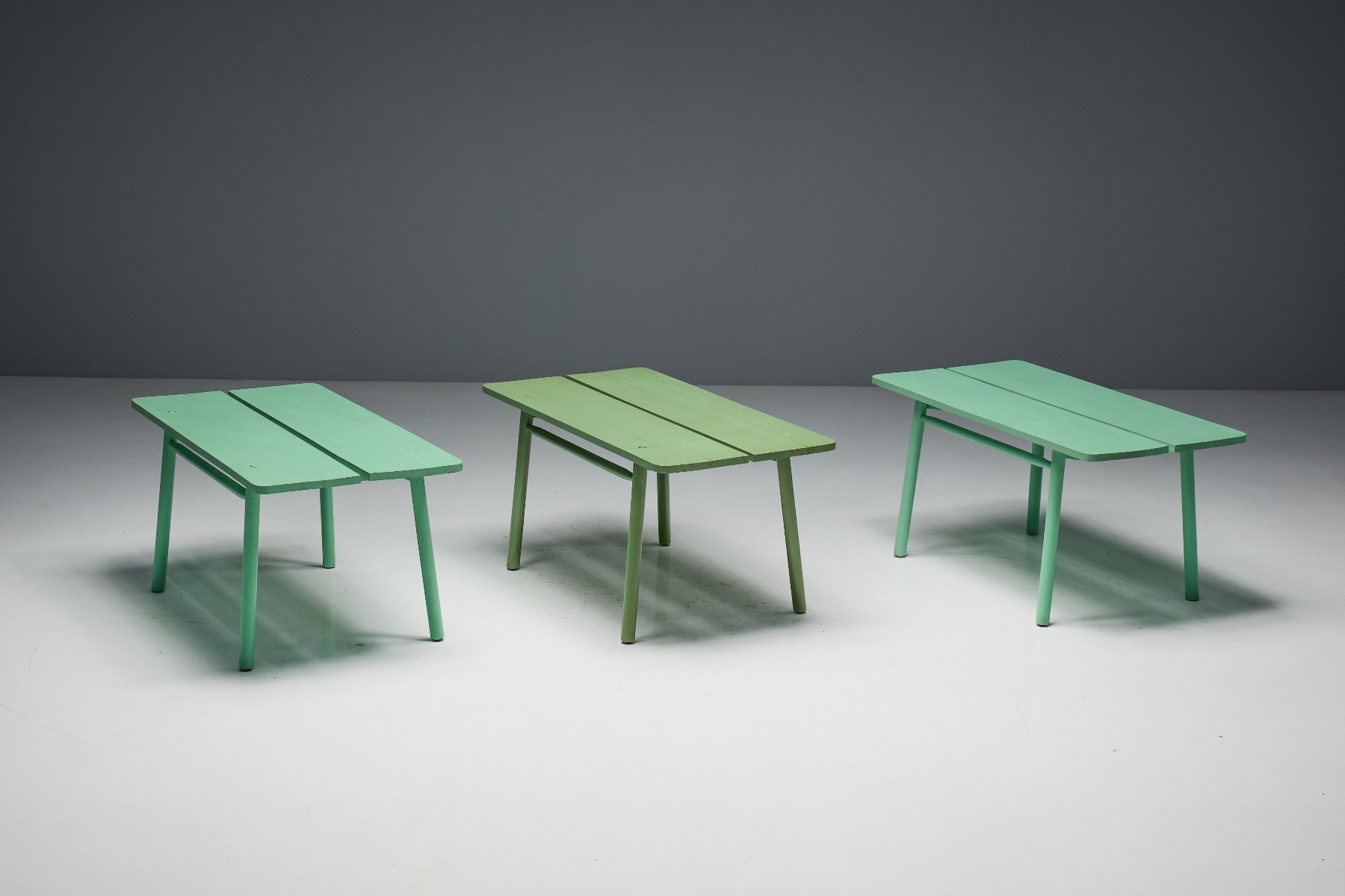Green Coffee Bean table designed by Pierre Gautier-Delayé in 1965
