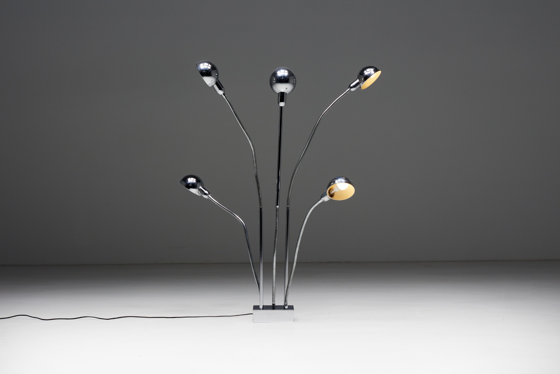 Hydra floor lamp by Pierre Folie for Jacques Charpentier from the 1970s