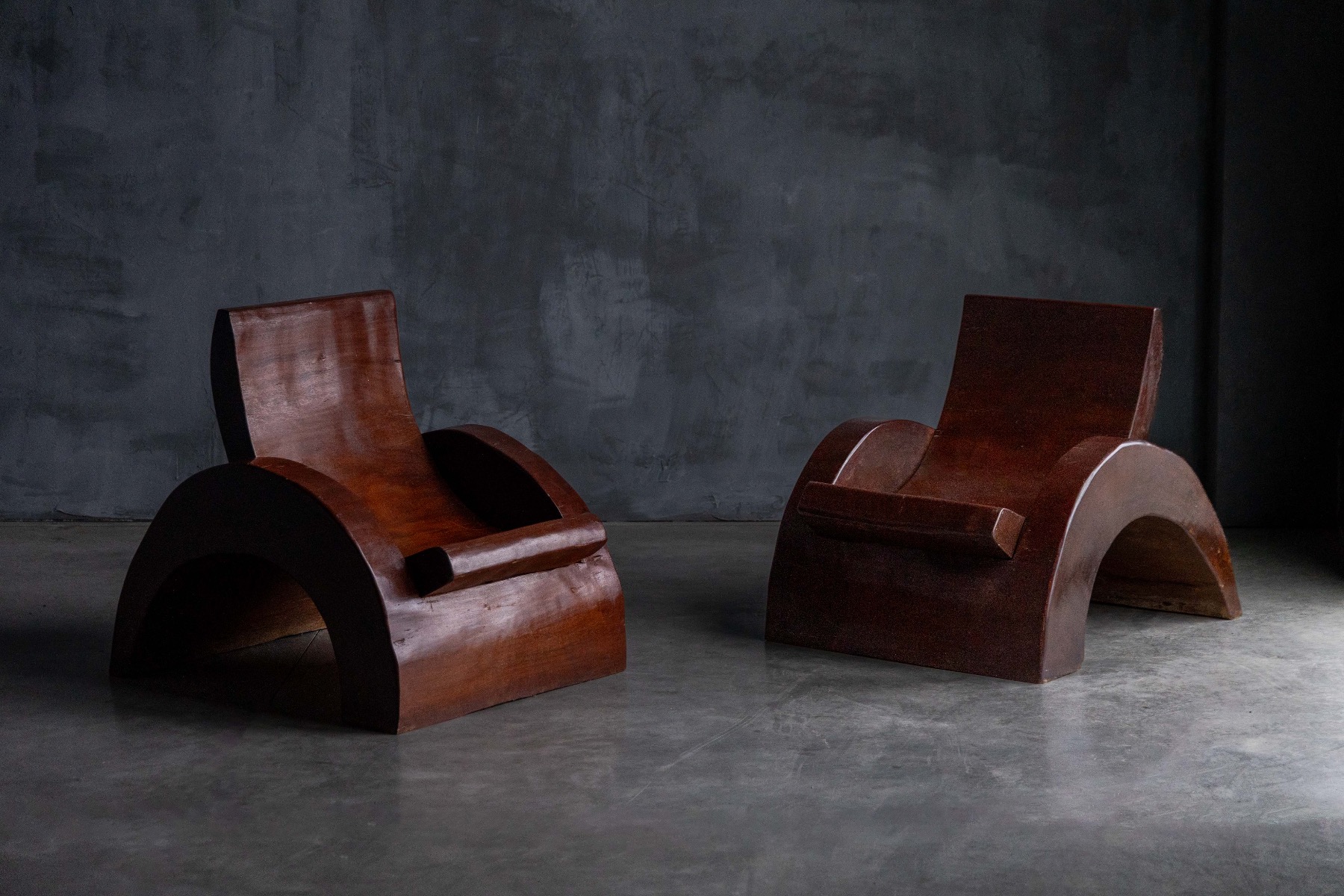 Lounge chairs designed by José Zanine Caldas in the 1970s