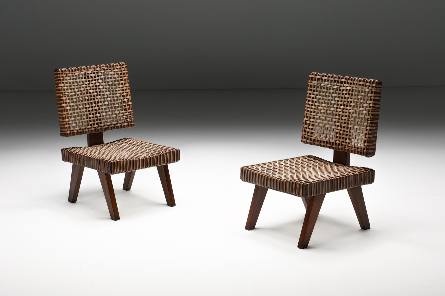 Low easy chair by Pierre Jeanneret from 1955