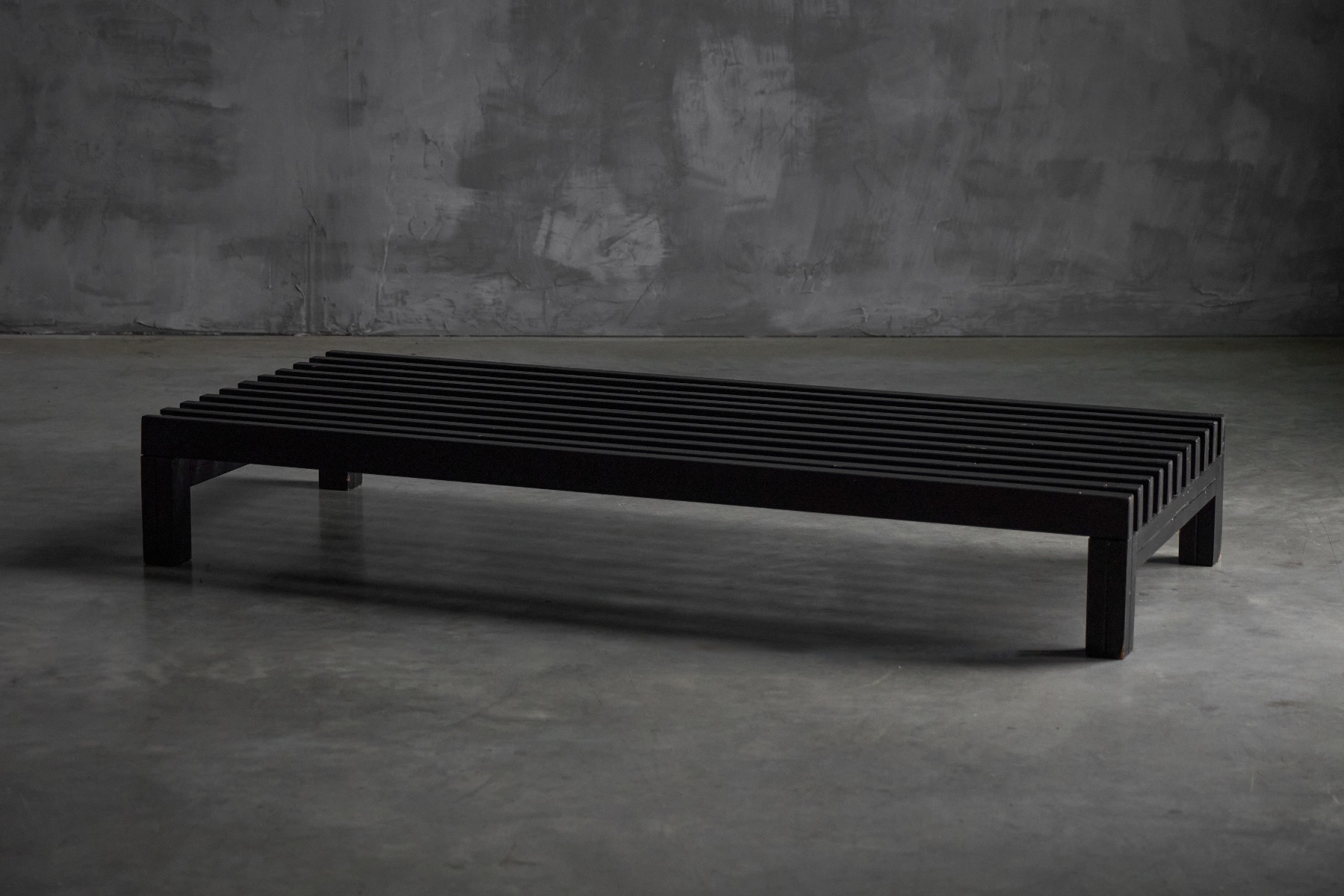 Mid century slatted bench or coffee table from the 1960s