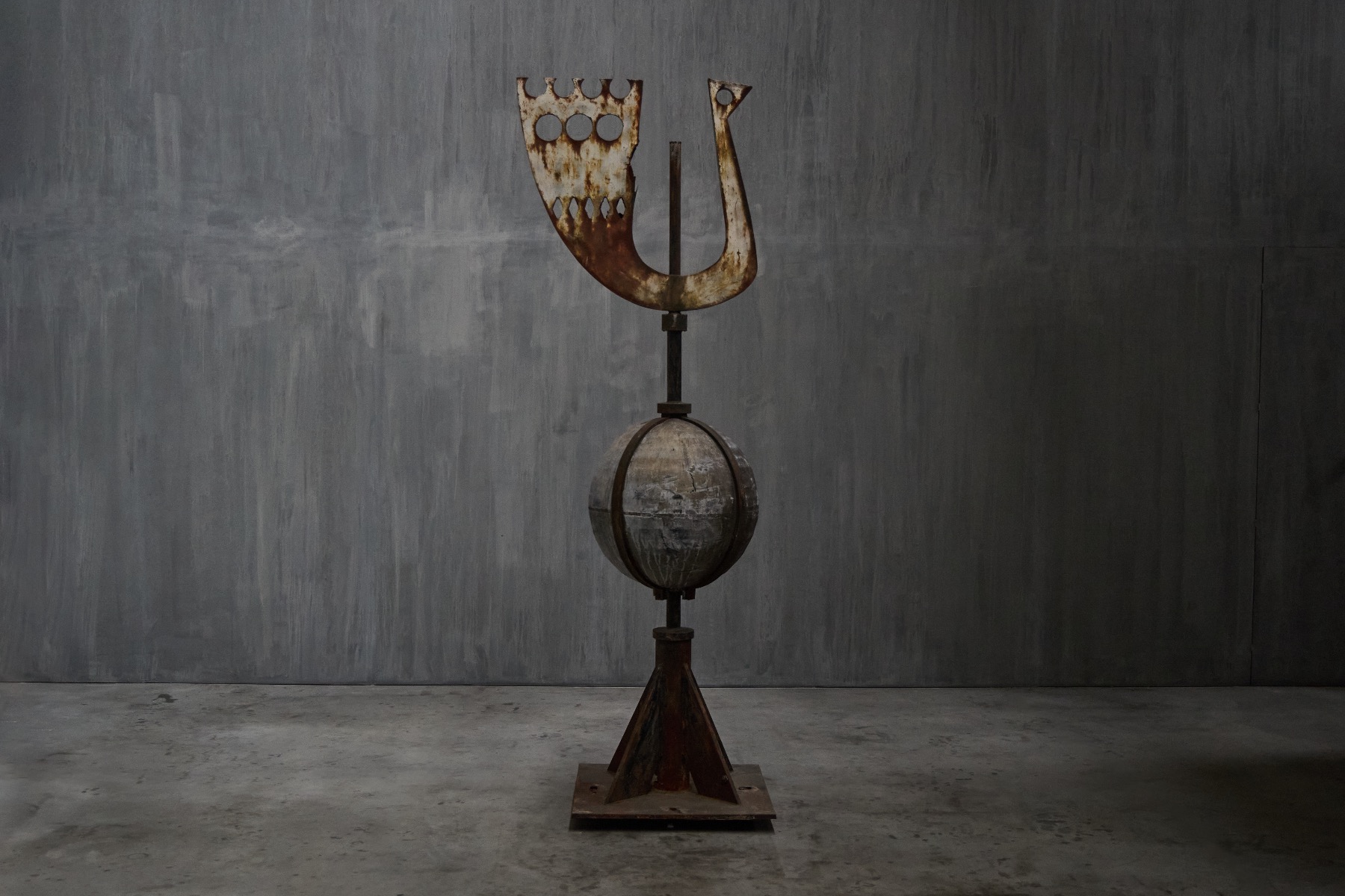 Modernist weathercock sculpture from Pius X Church dating to the 1960s