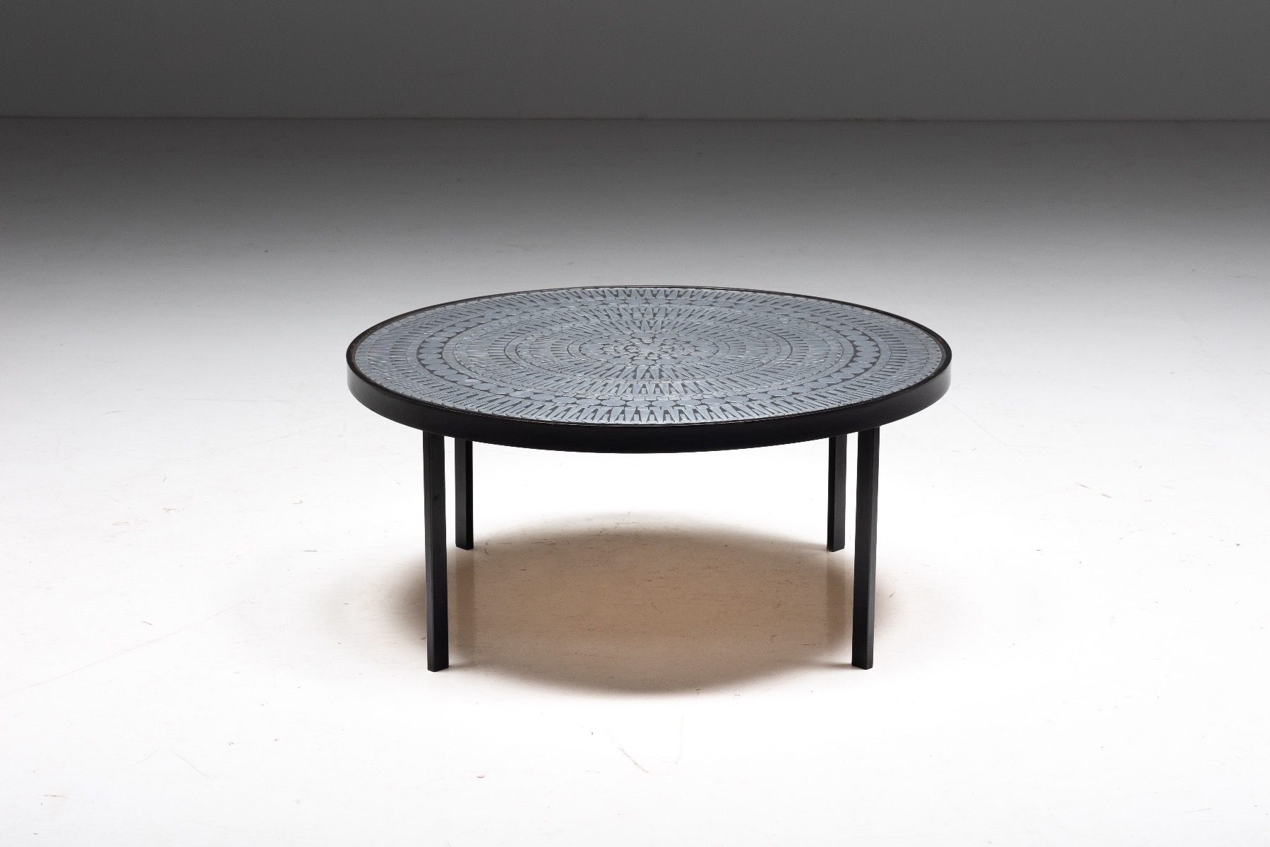 Mosaic coffee table in the style of Raf Verjans from the 1970s