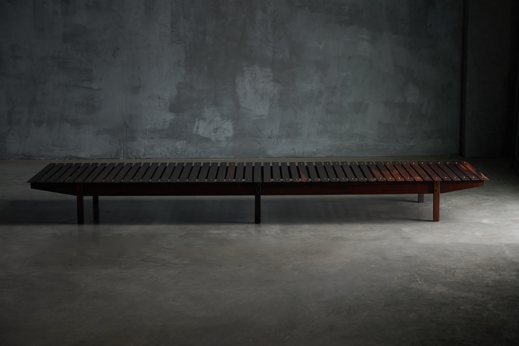 Mucki bench designed by Sergio Rodrigues for OCA in the 1960s