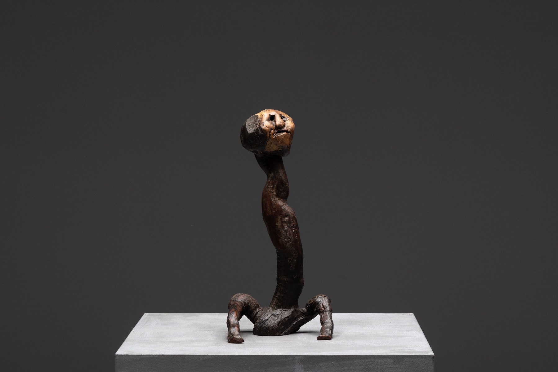 Naive folk art sculpture 1950s