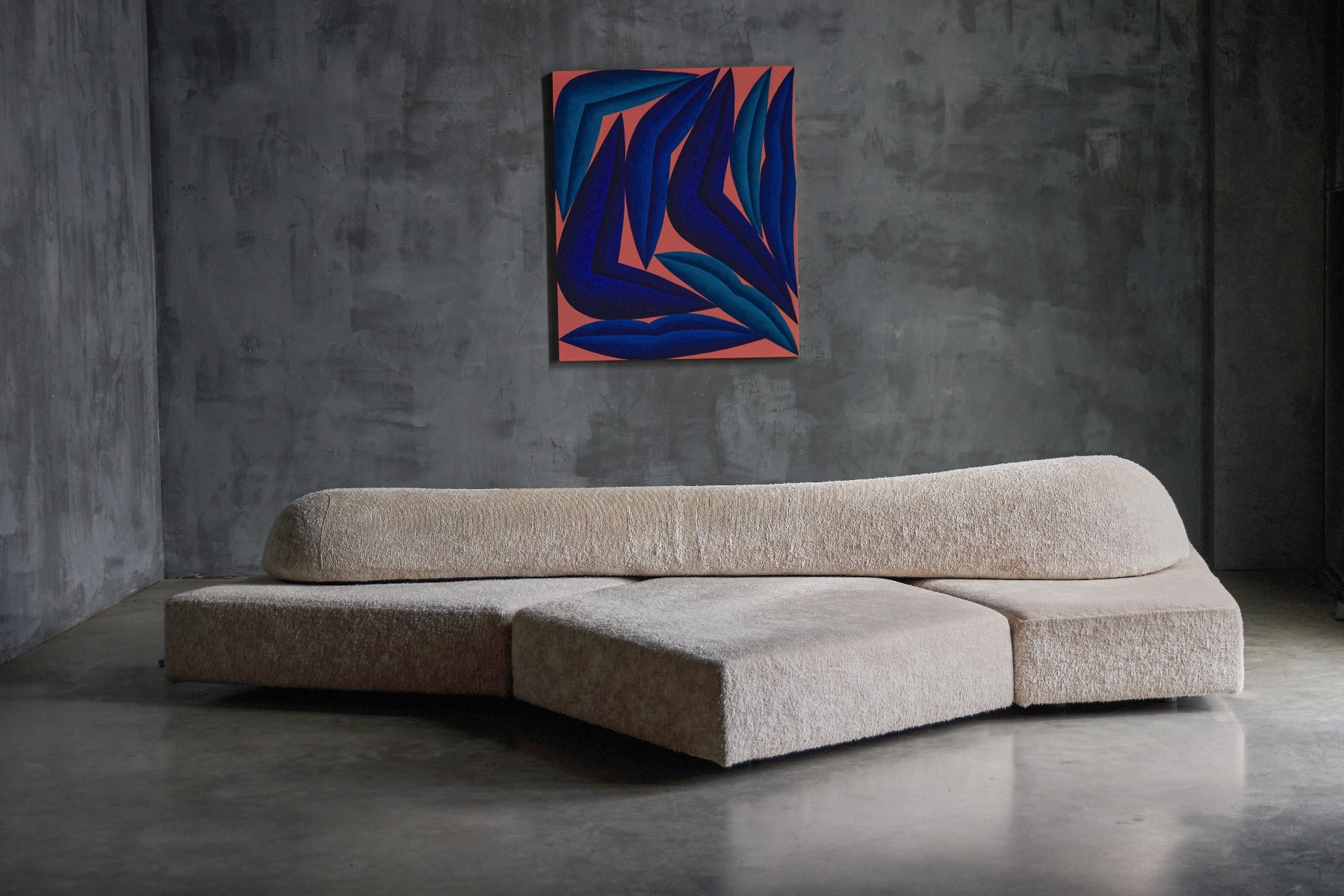On the Rocks sofa designed by Francesco Binfaré for Edra in 2004