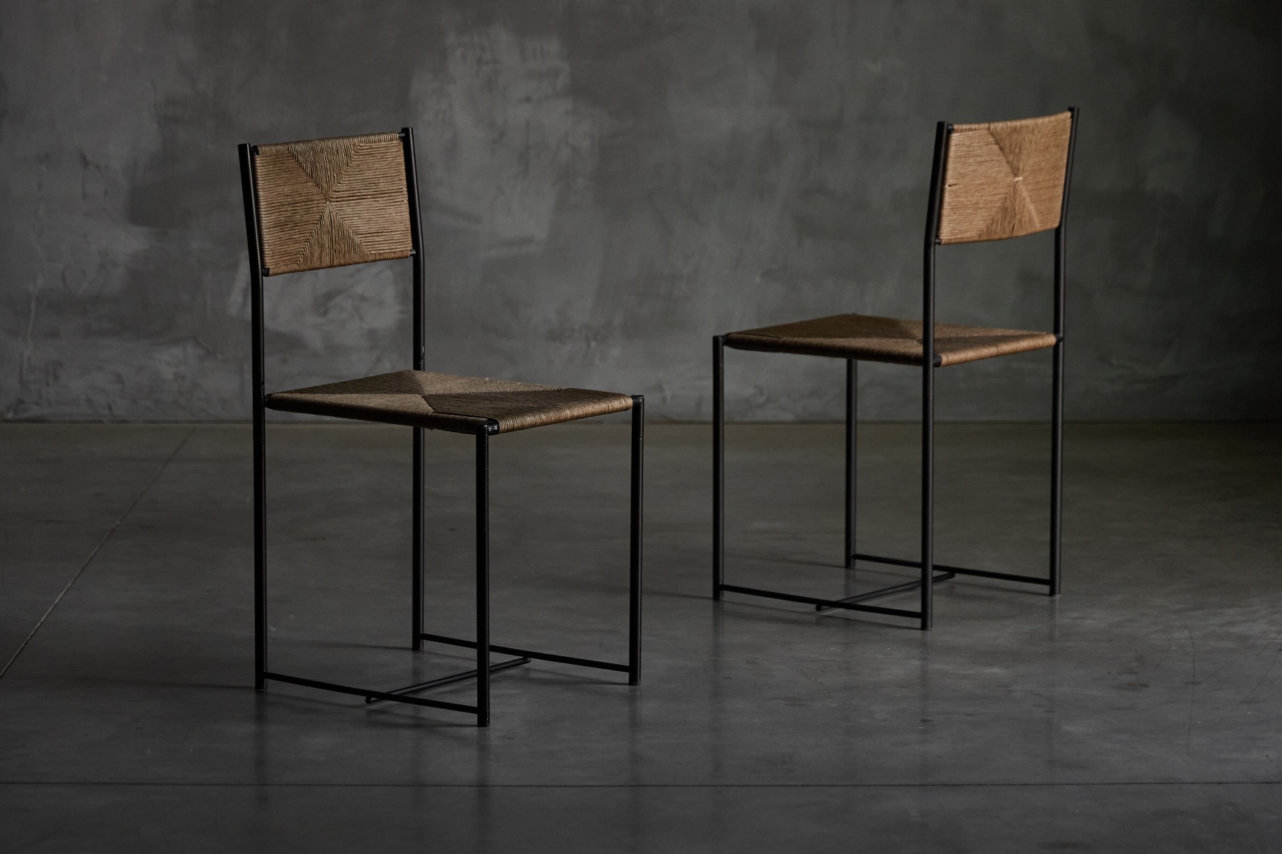 Paludis dining chairs designed by Giandomenico Belotti for Alias in the 1980s