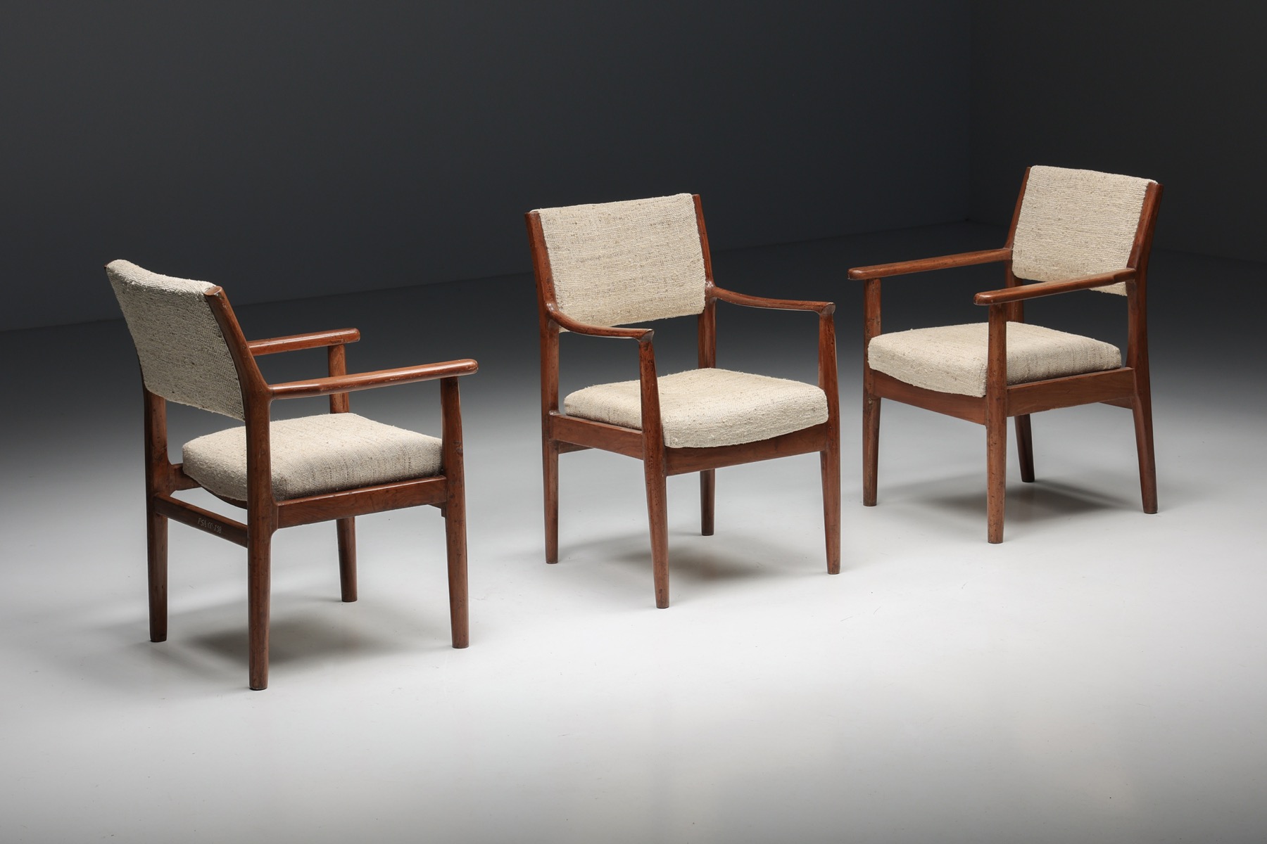Vintage Pierre Jeanneret Chandigarh armchair from the 1950s