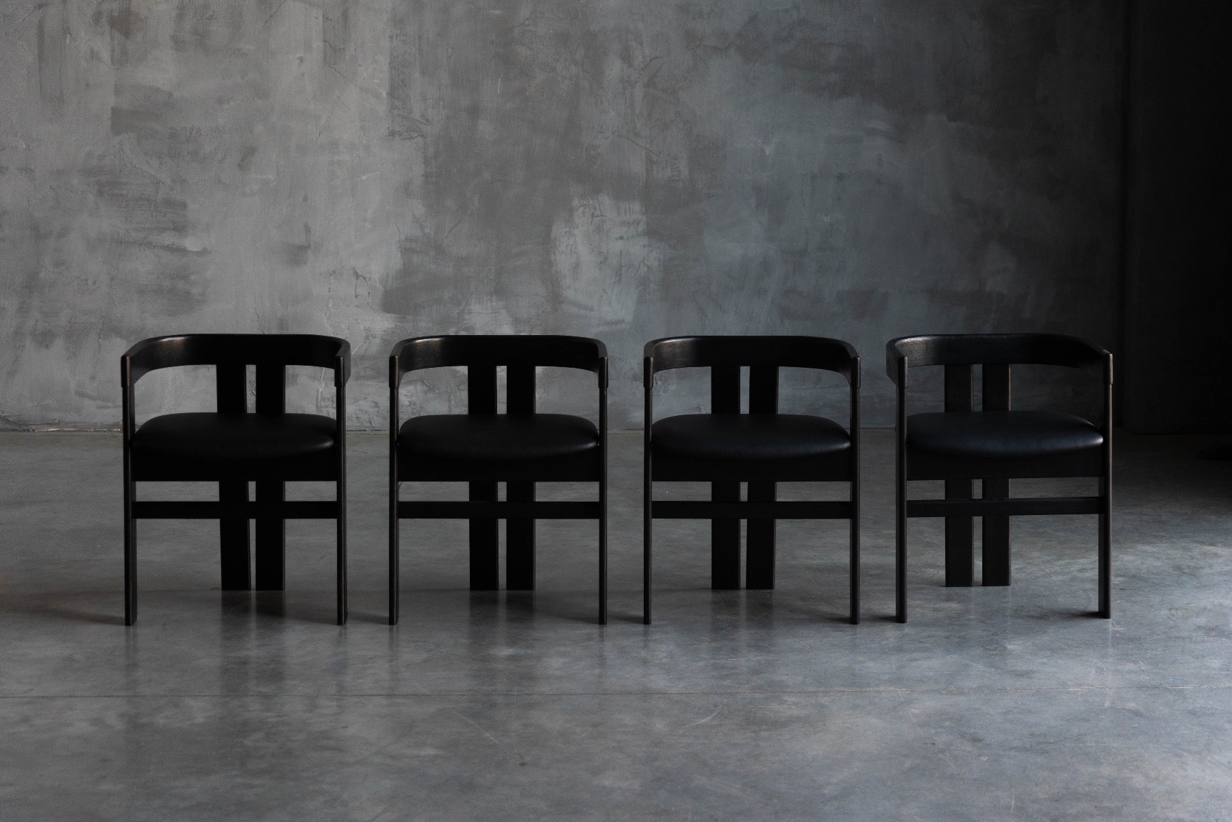 Pigreco chairs by Tobia Scarpa for Tacchini from the 1960s