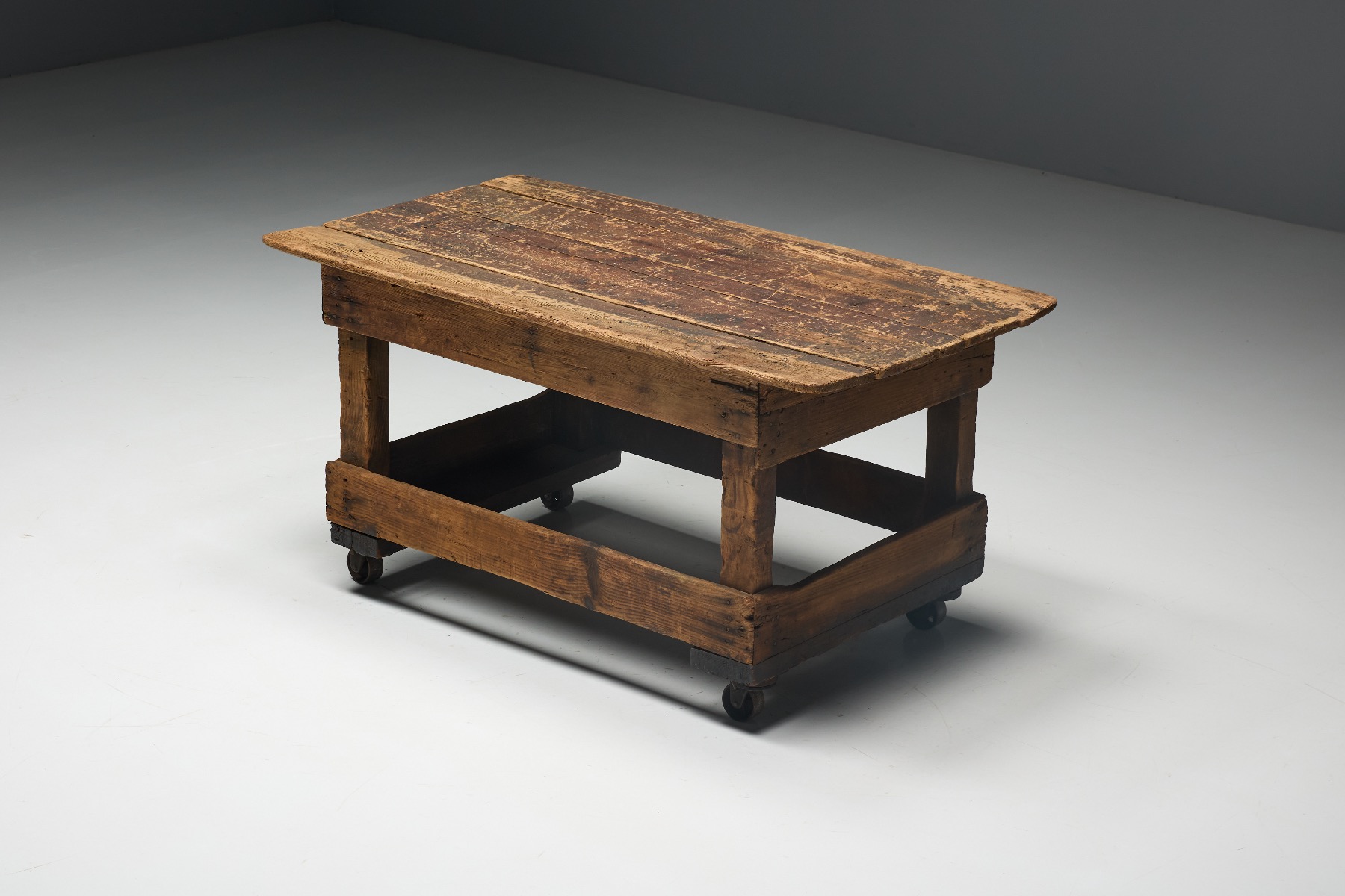 Primitive industrial table 19th century