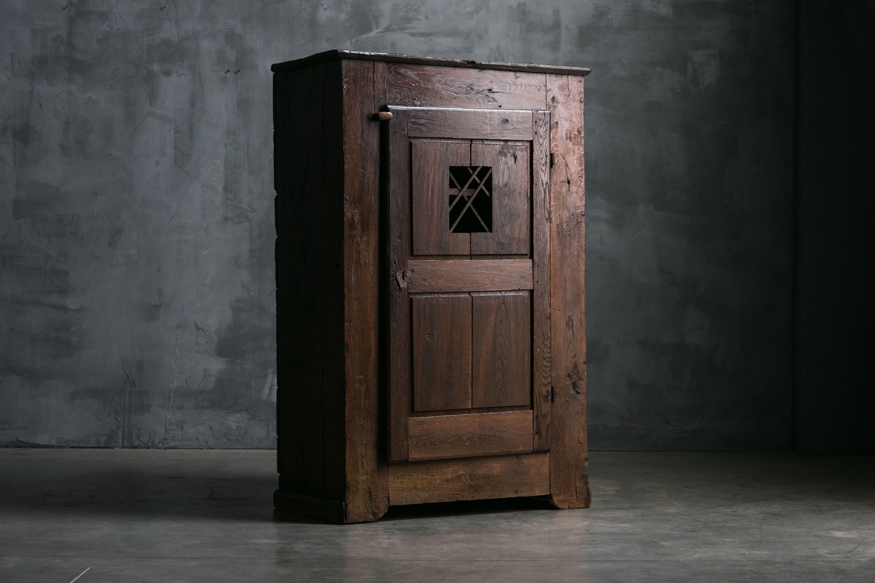 Primitive wabi sabi cabinet 19th century