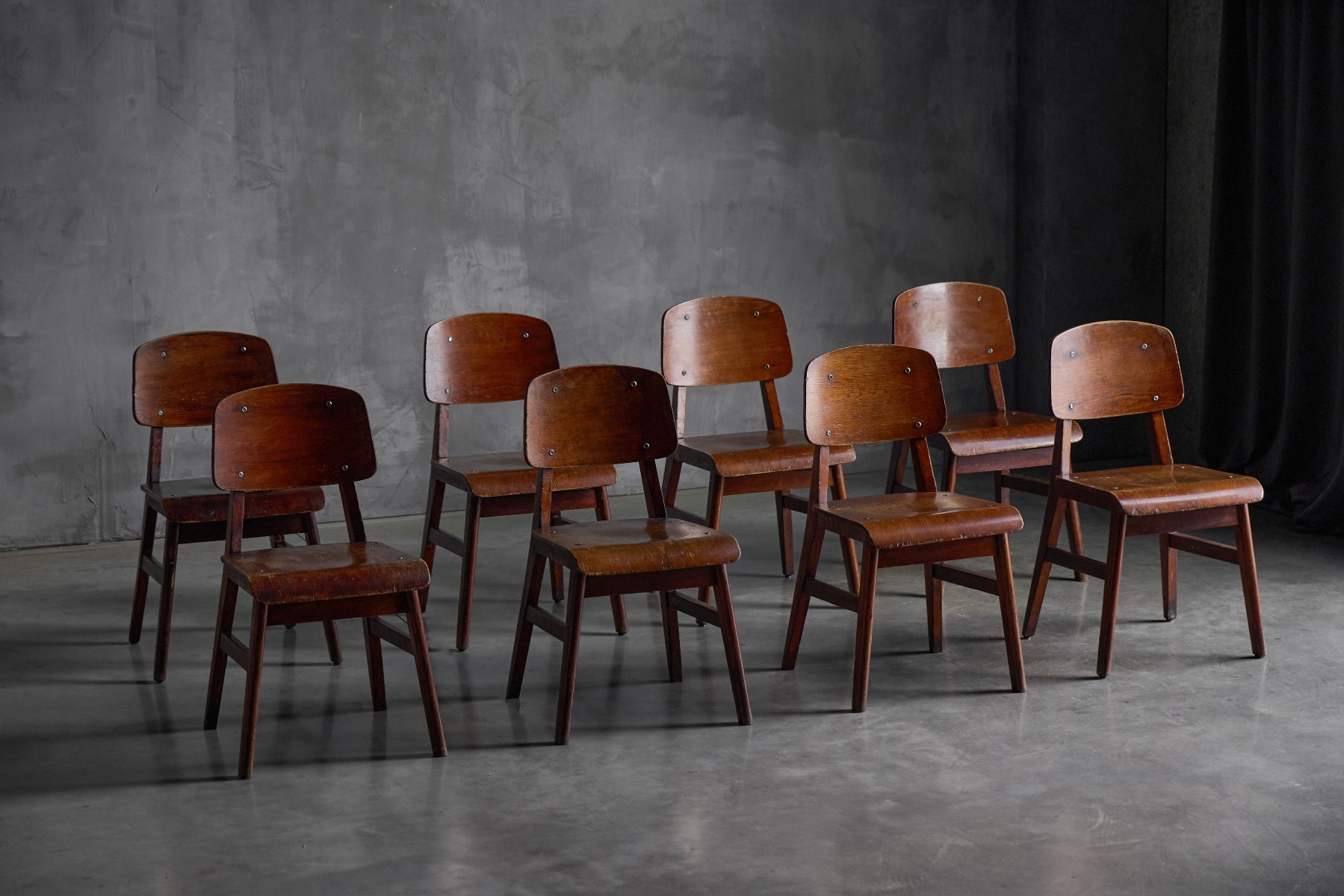 Rare Tout Bois chair attributed to Jean Prouvé from 1941