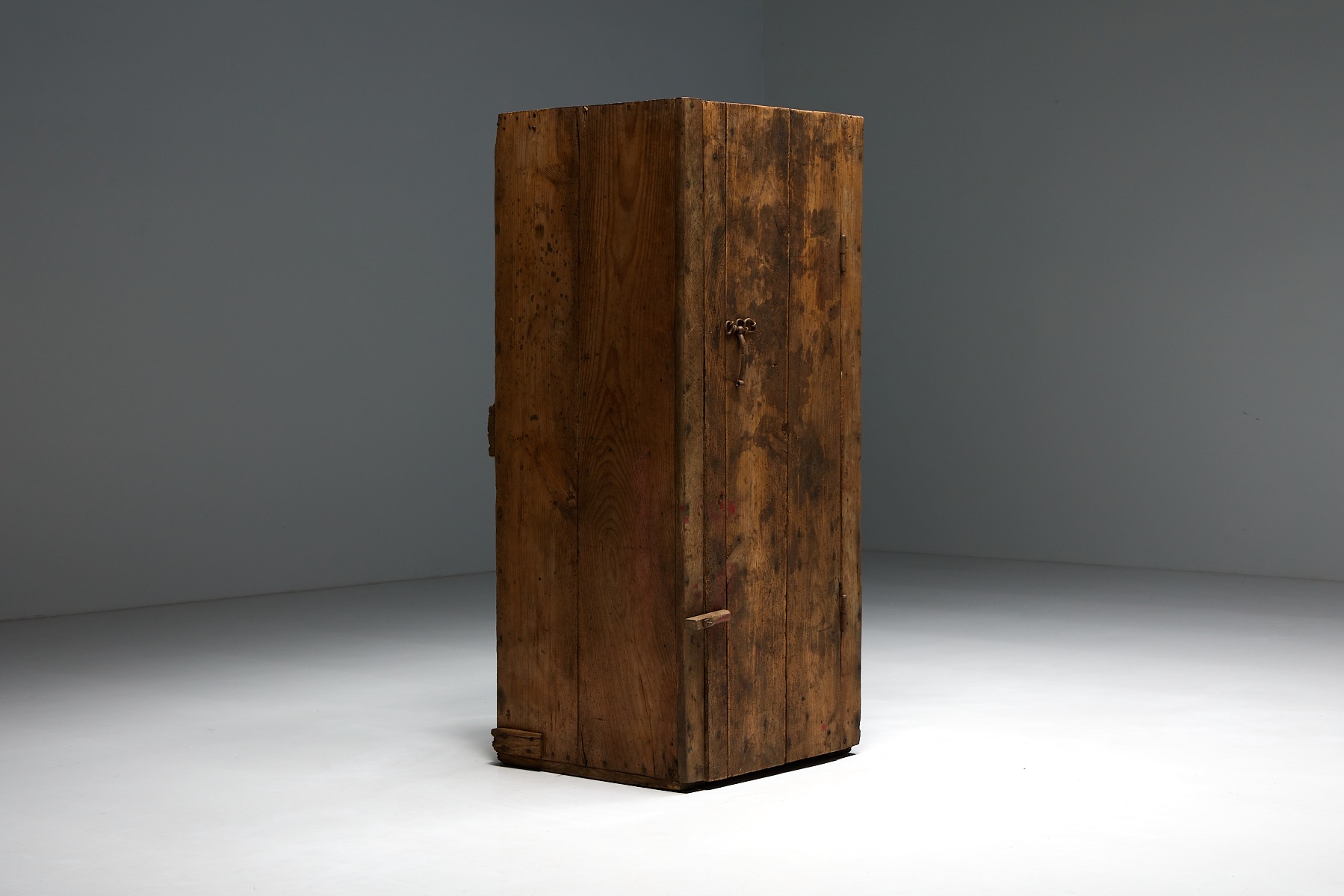 Rustic art populaire cabinet from the nineteenth century