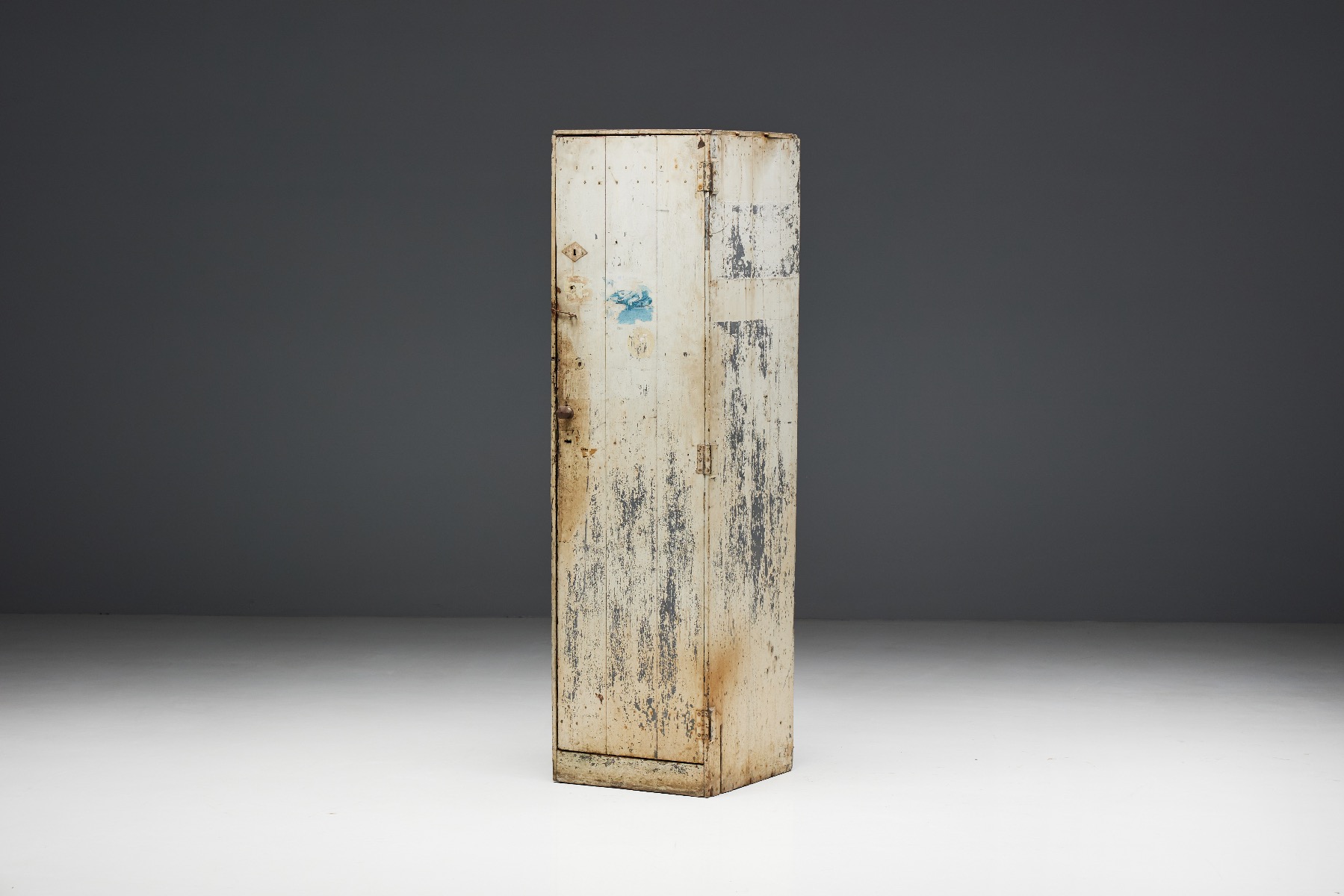 Rustic primitive cabinet from the nineteenth century