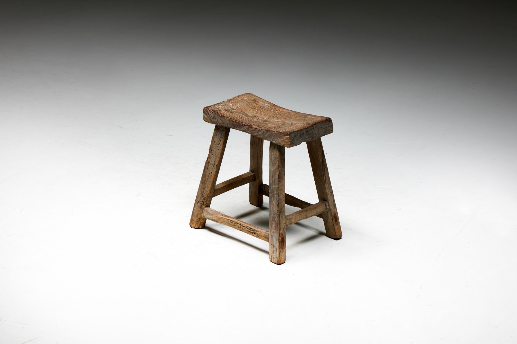 Rustic travail populaire stool from the early twentieth century