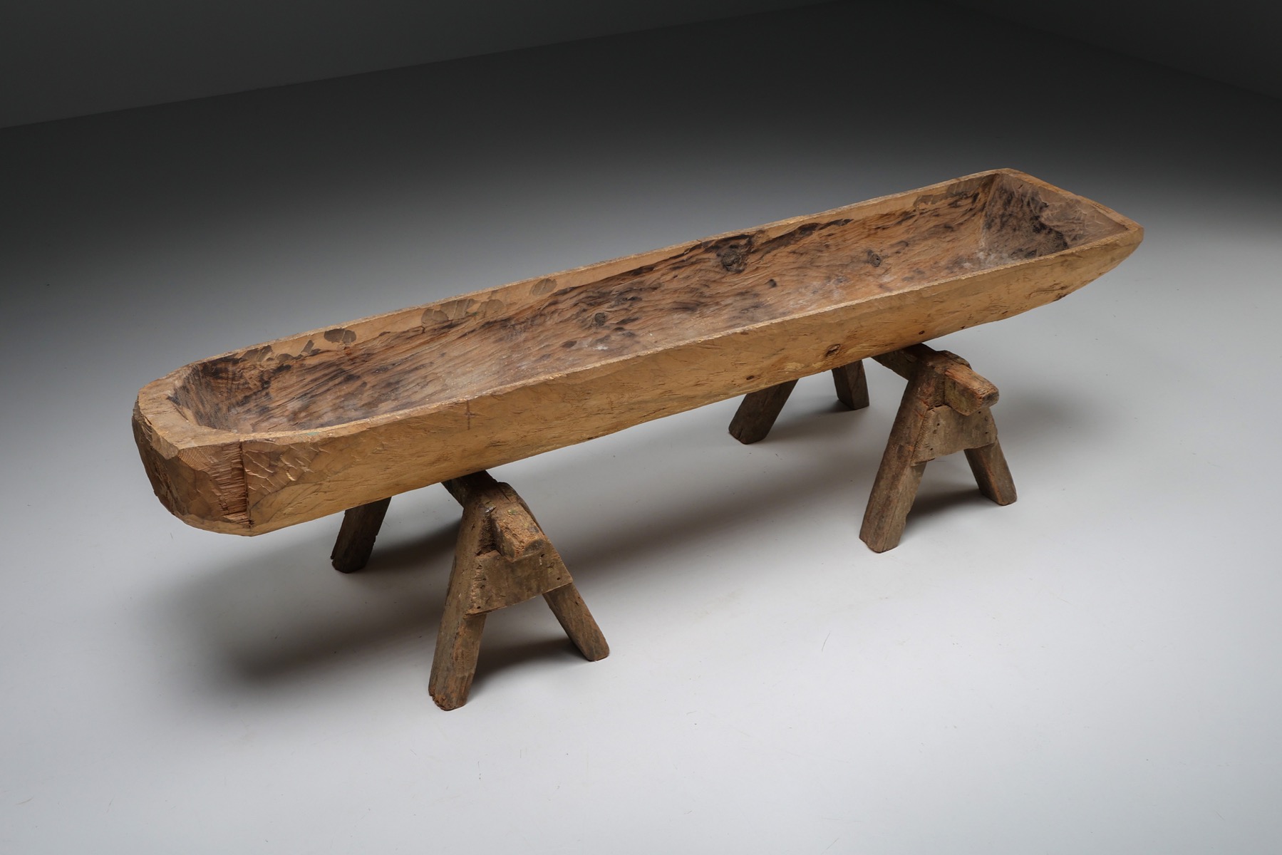Rustic wabi sabi console from the 1940s
