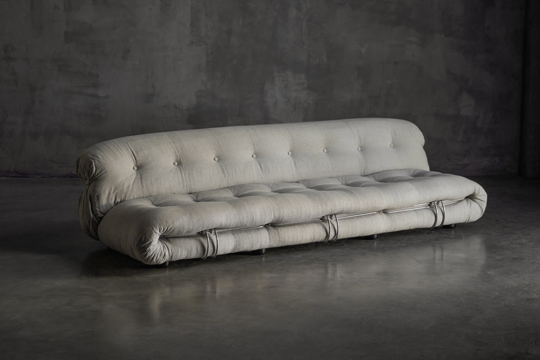 Soriana sofa designed by Afra and Tobia Scarpa for Cassina, 1970s