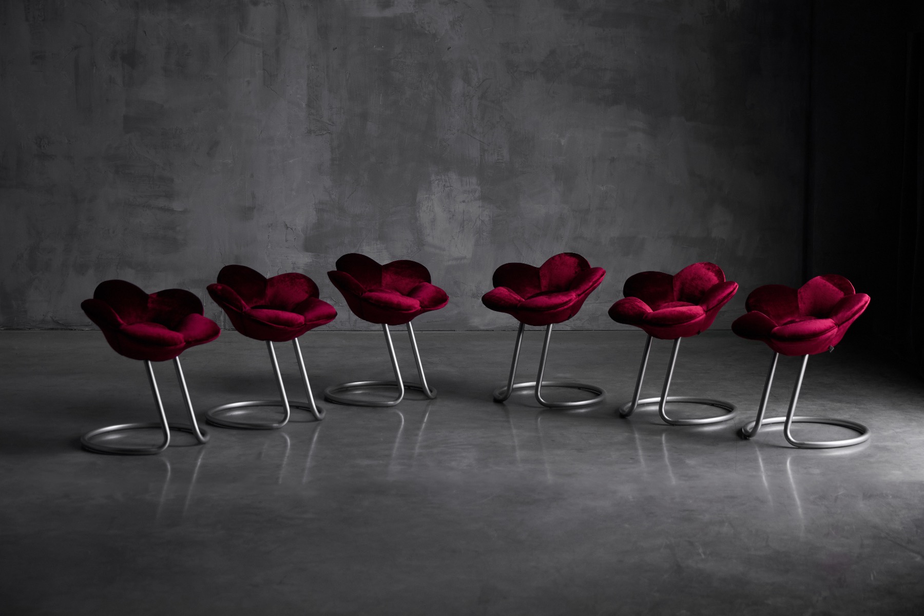 Iconic Soshun Flower Stool with bold silhouette